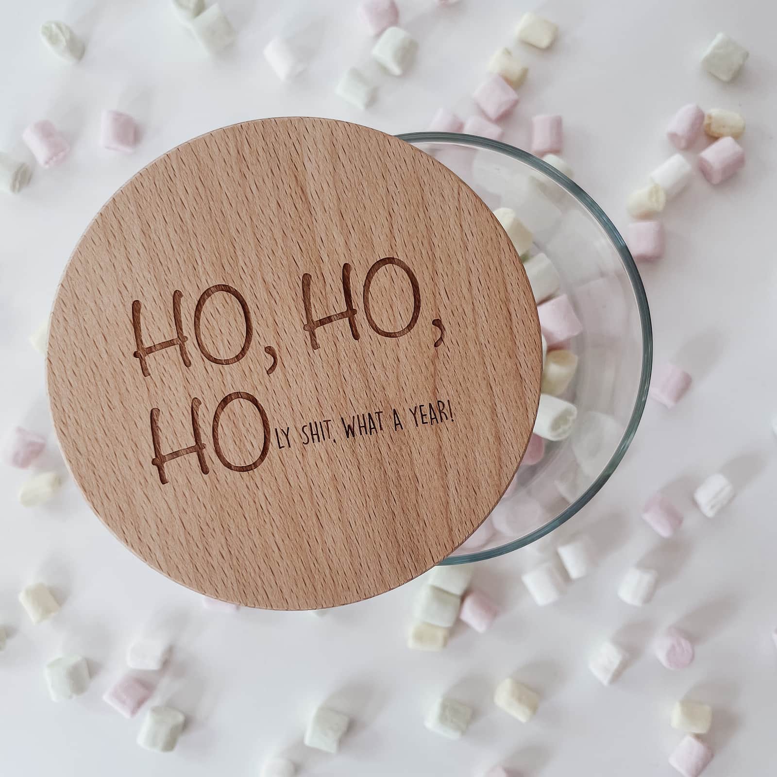Personalisiertes Vorratsglas – HO, HO, HOly