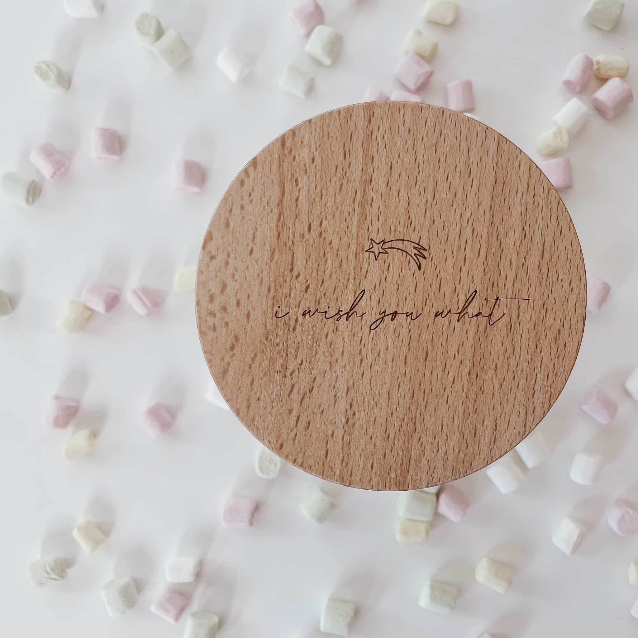 Personalisiertes Vorratsglas – i wish you what