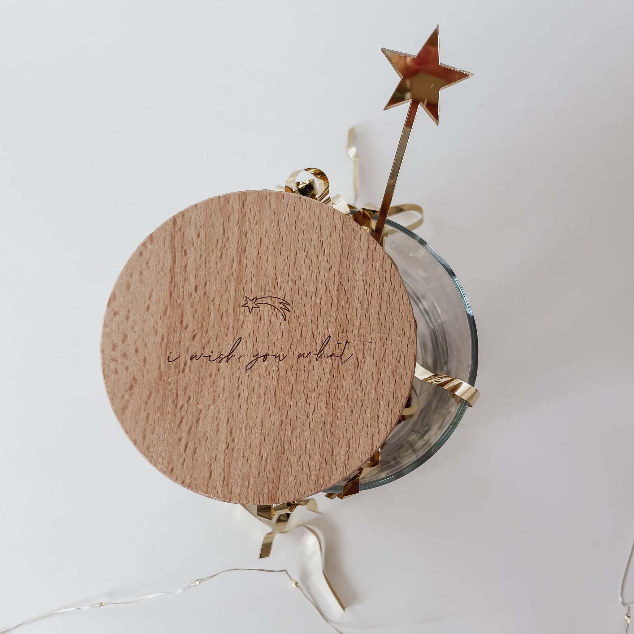 Personalisiertes Vorratsglas – i wish you what