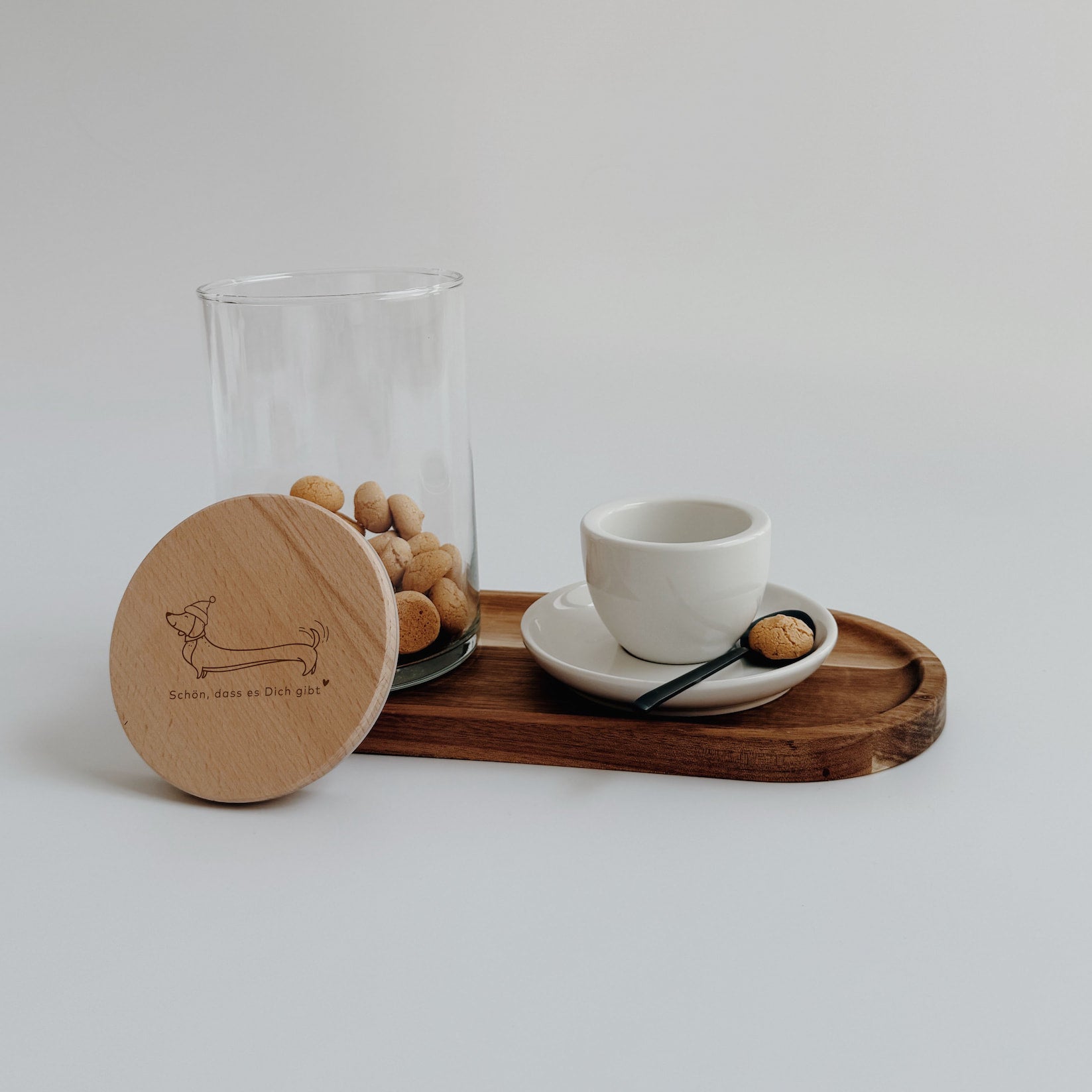 Personalisiertes Vorratsglas - Dackel Schön dass es dich gibt