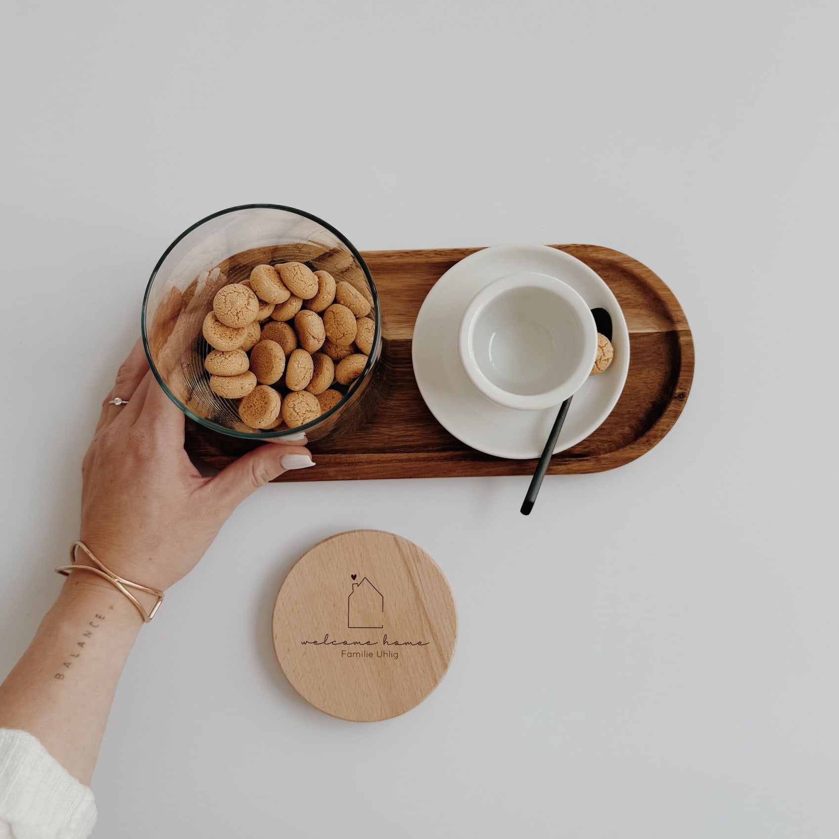 Personalisiertes Vorratsglas - zum Einzug