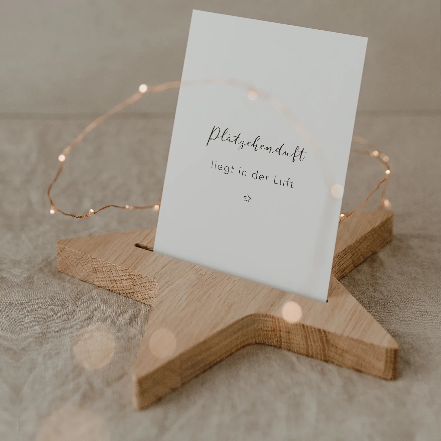 Weihnachtskarte „Plätzchenduft"