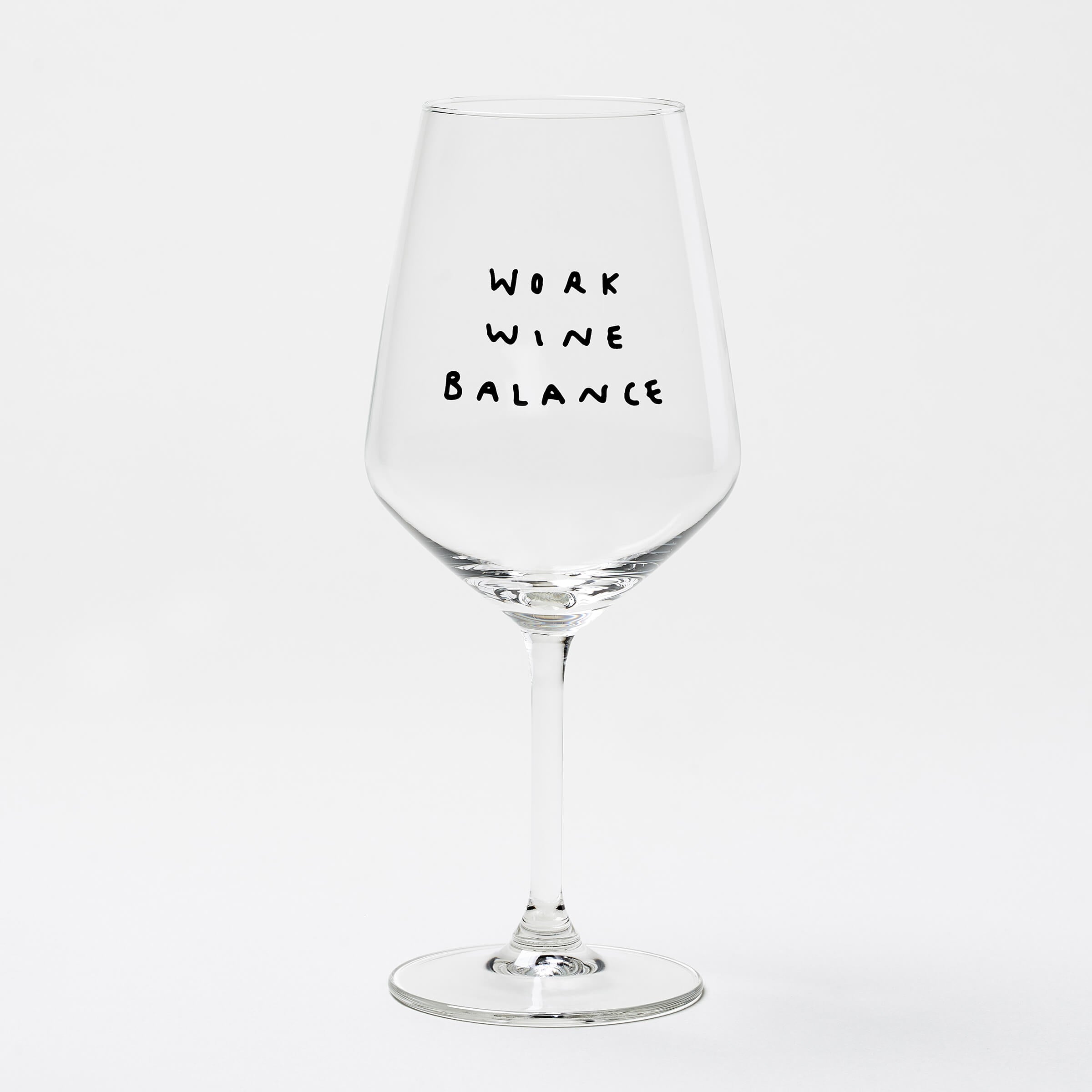 Weinglas "Work Wine Balance"