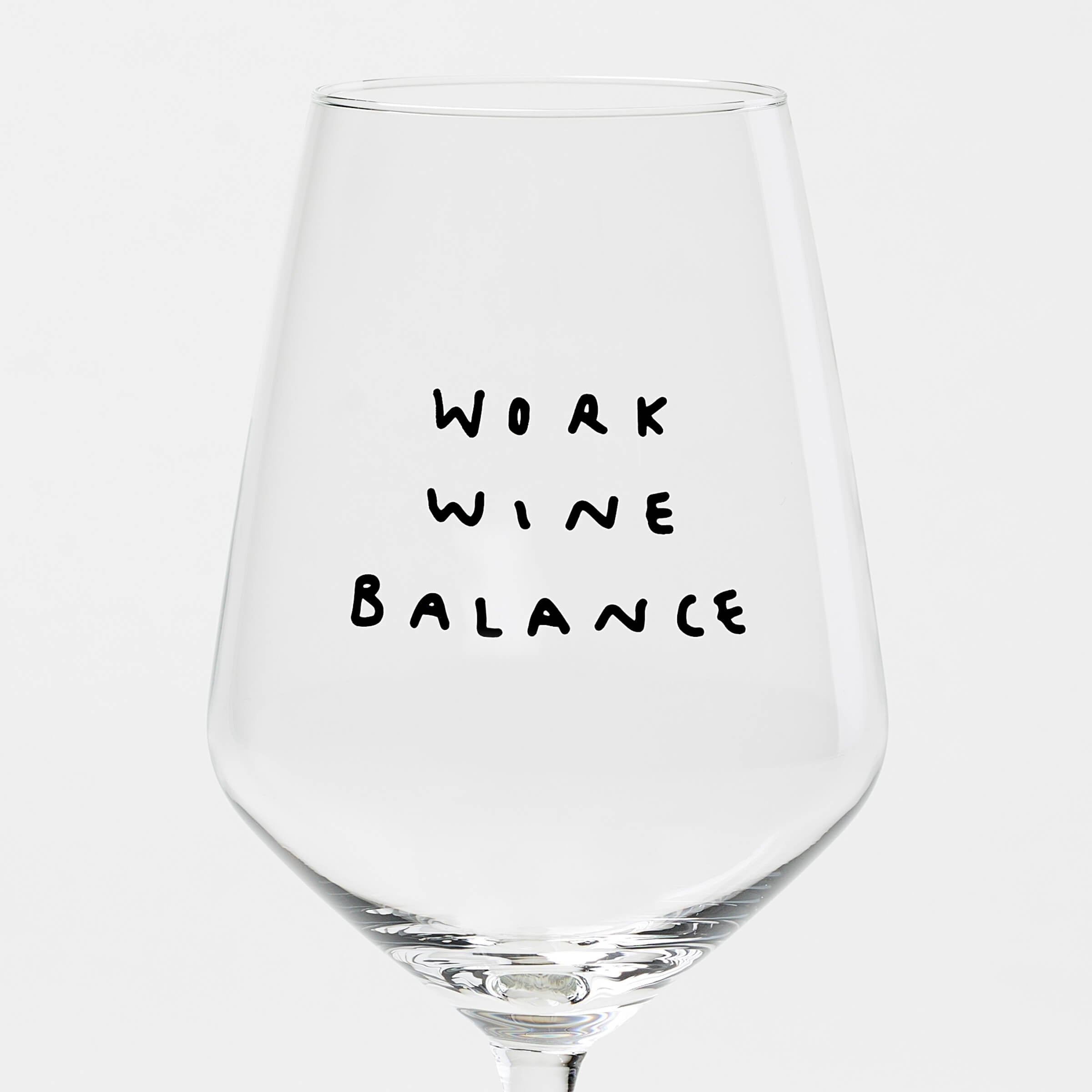 Weinglas "Work Wine Balance"