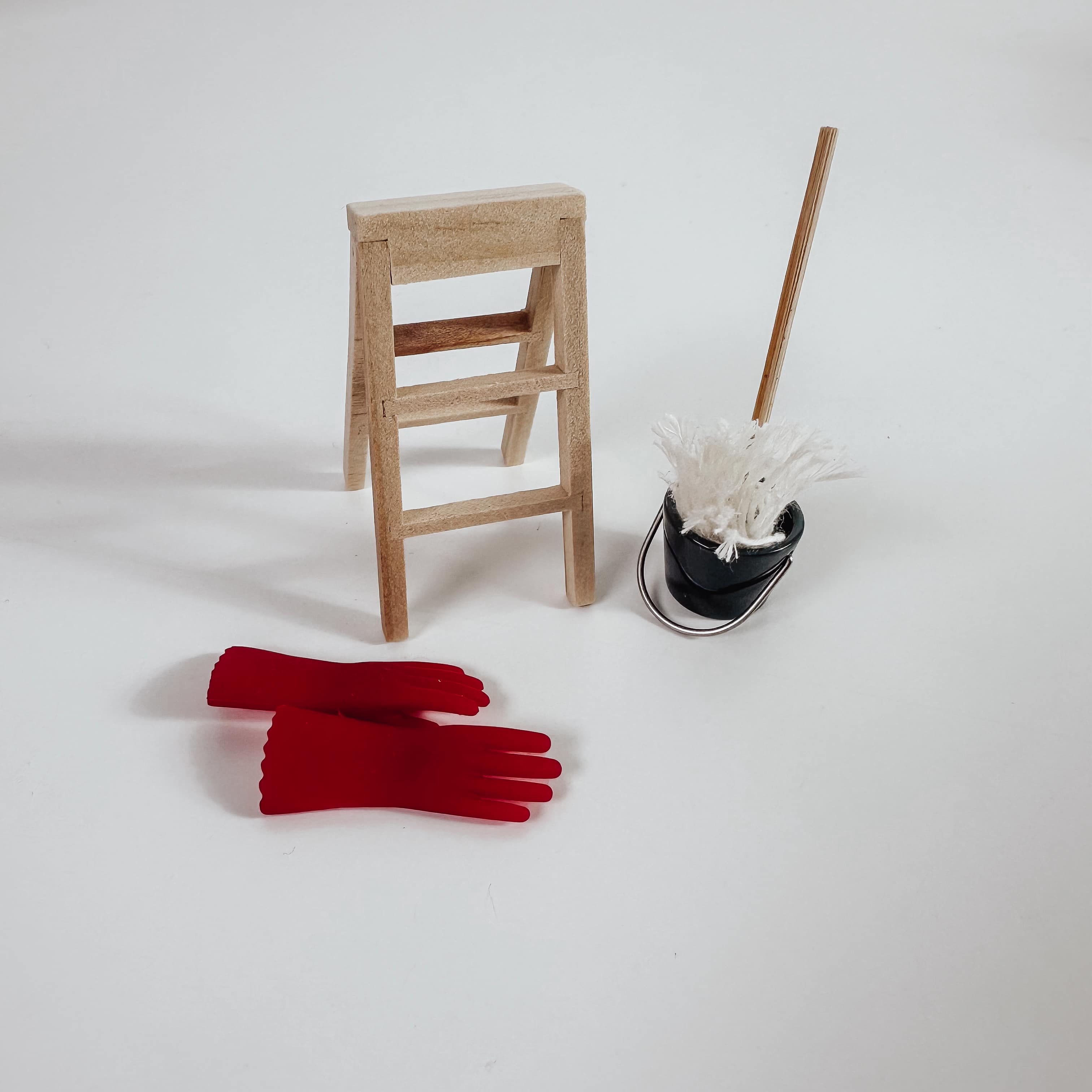 Miniatur Wichtel Putzset – 5-teilig