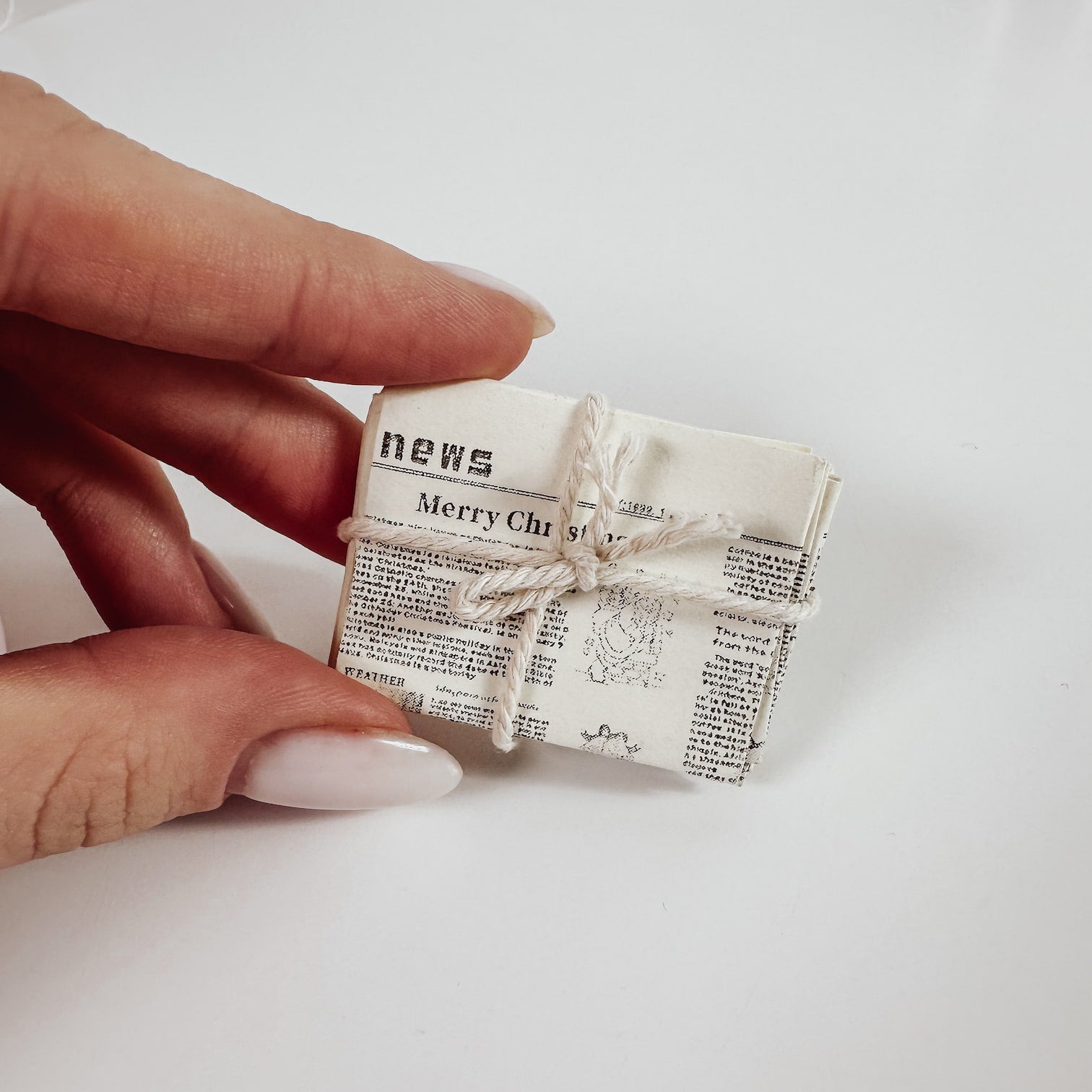 Miniatur Wichtel Zeitungen – gebundenes Bündel