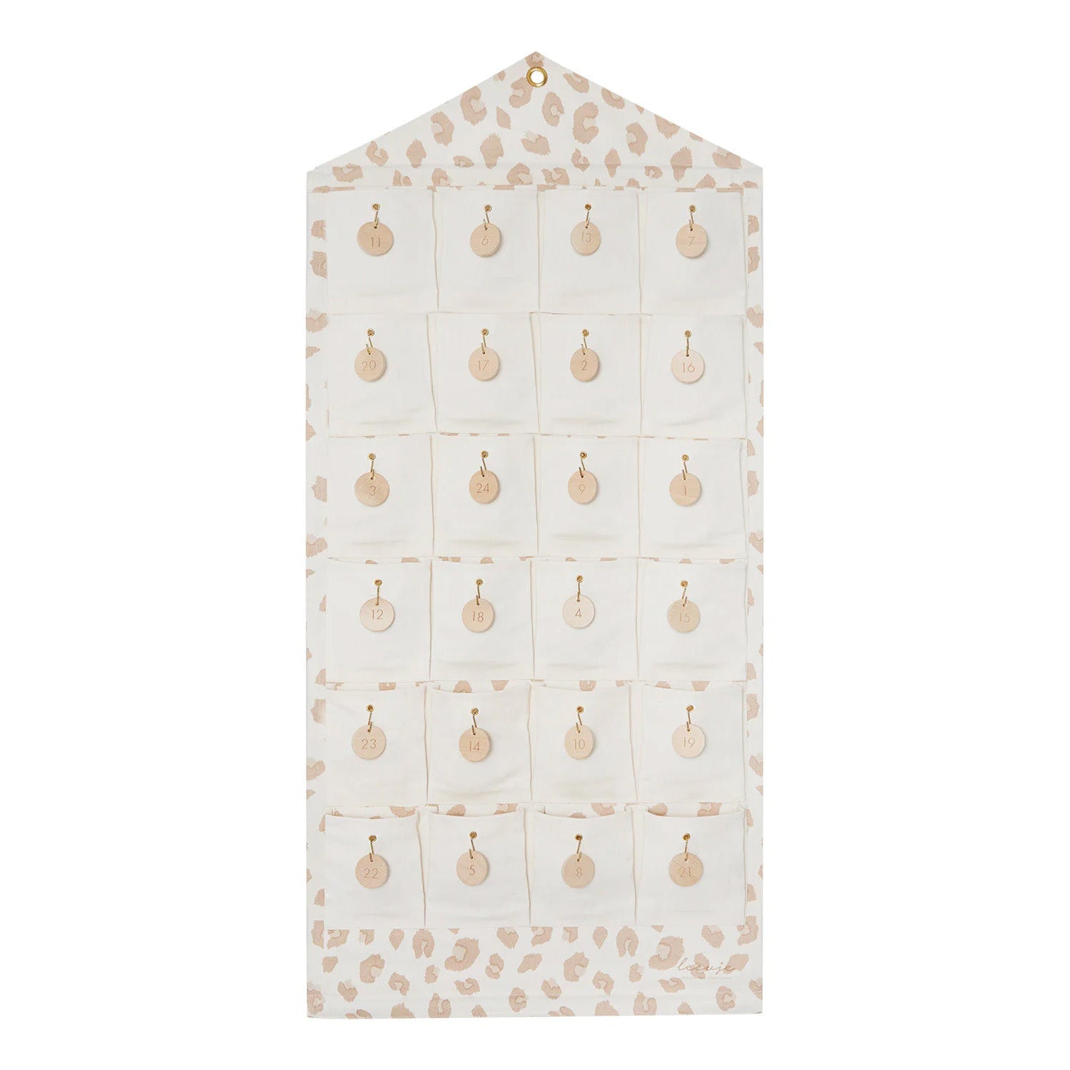 Adventskalender Taschen – Leopardprint - lyllevenn