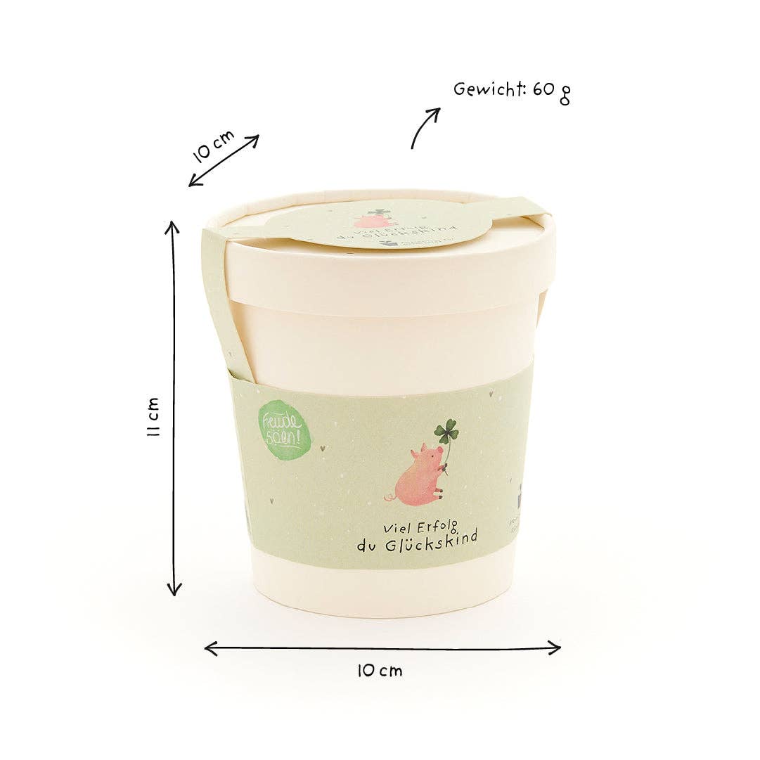 Anzuchtset Glücksklee „Viel Erfolg, du Glückskind“ - lyllevenn