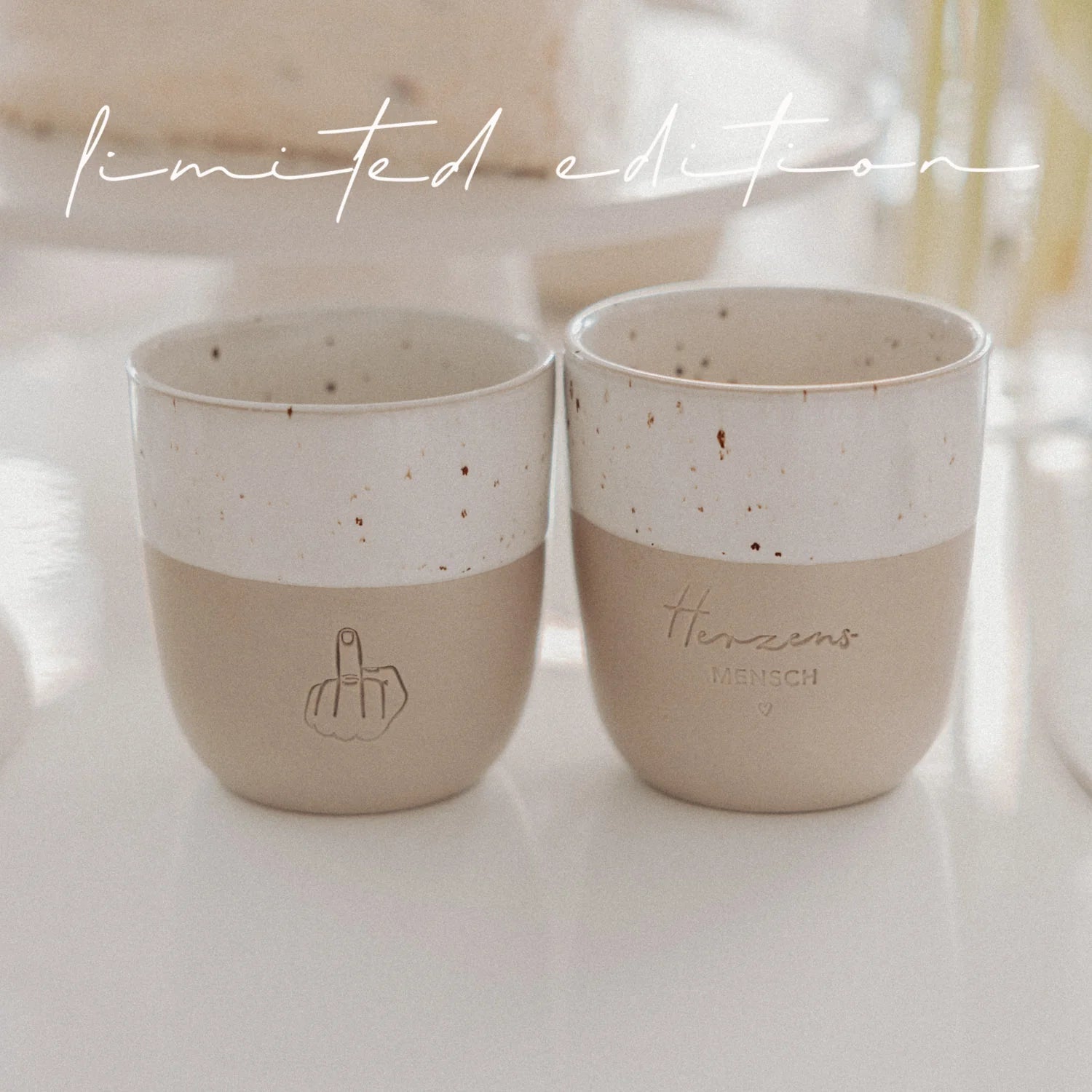 Becher - Herzensmensch - lyllevenn