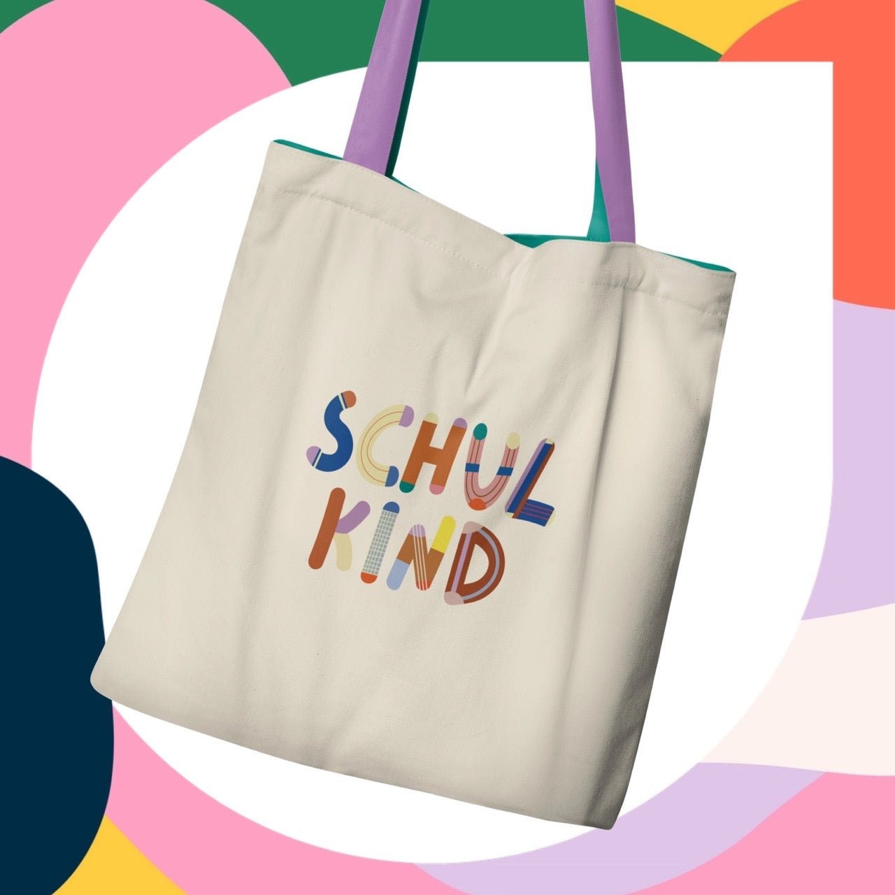Bügelbild - "Schulkind" Buntes ABC - lyllevenn