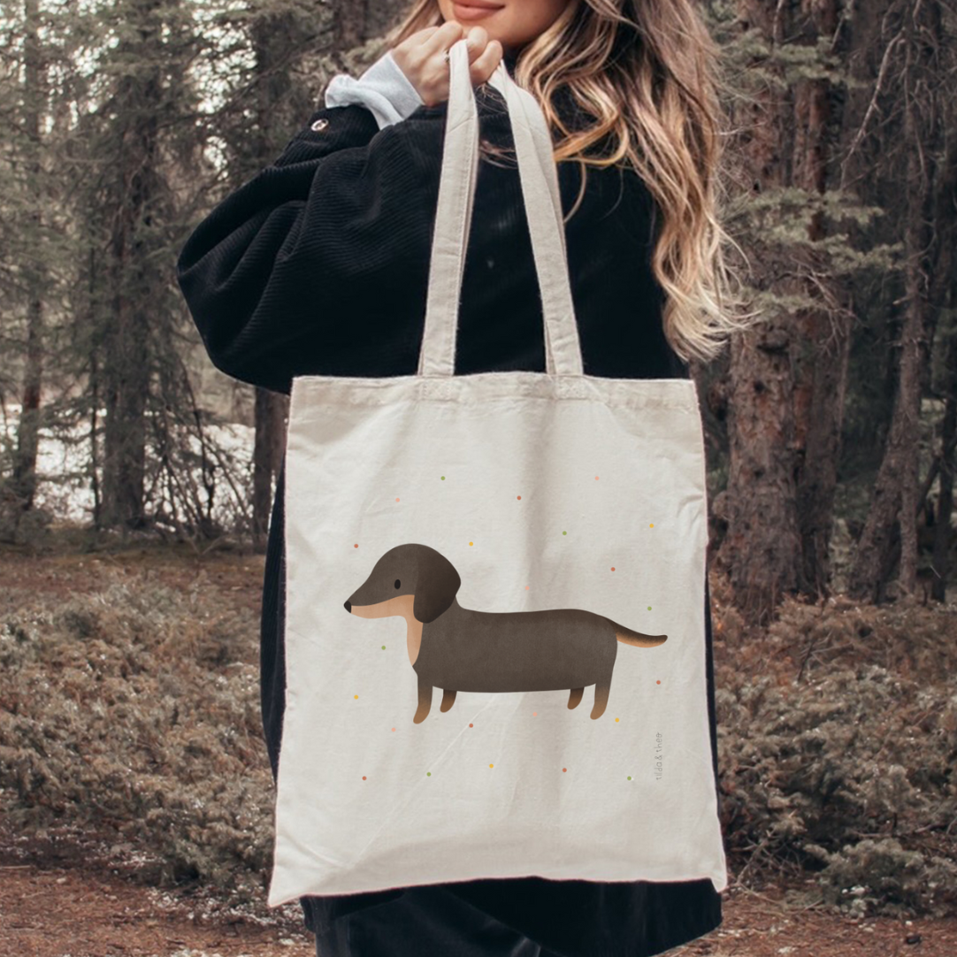 Baumwollbeutel – Dackel