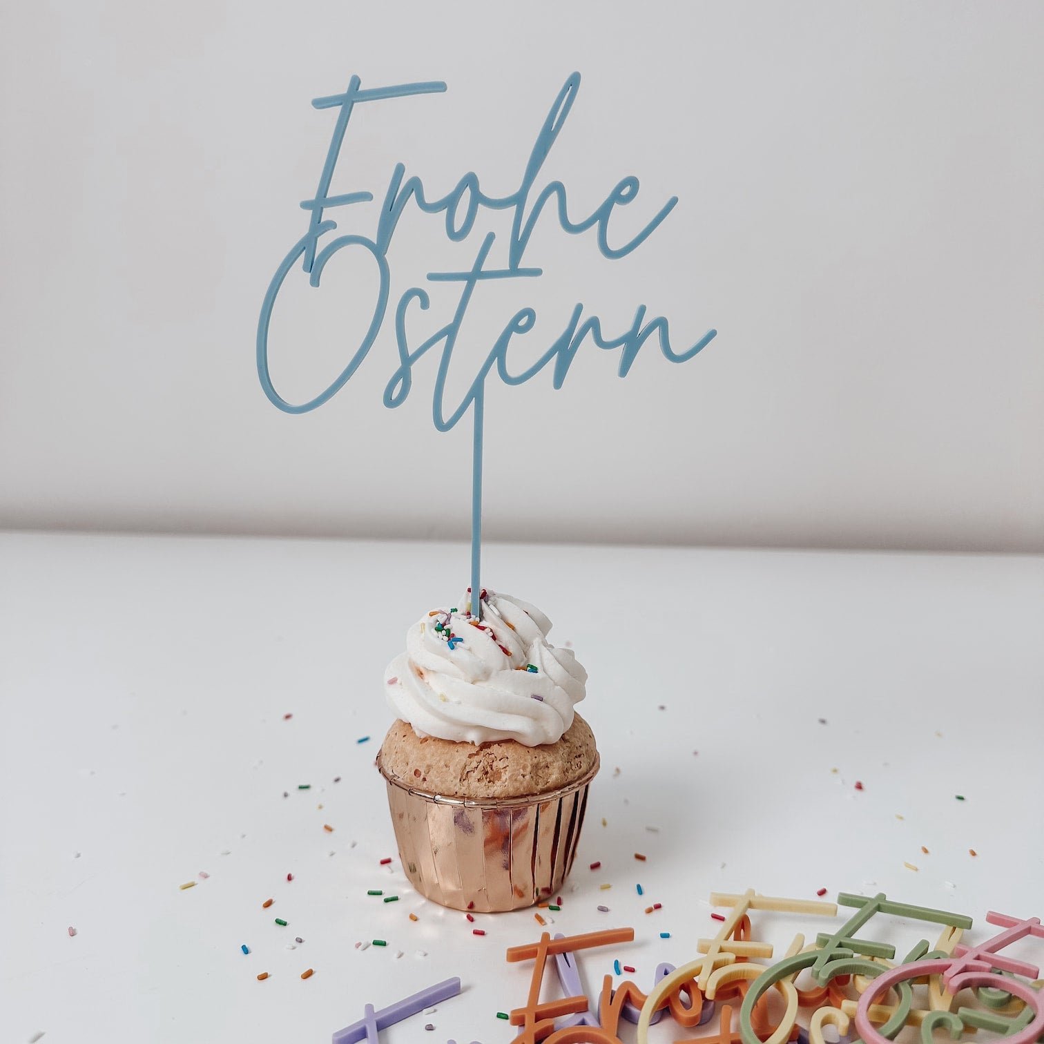 Cake Topper Acryl - Frohe Ostern - lyllevenn