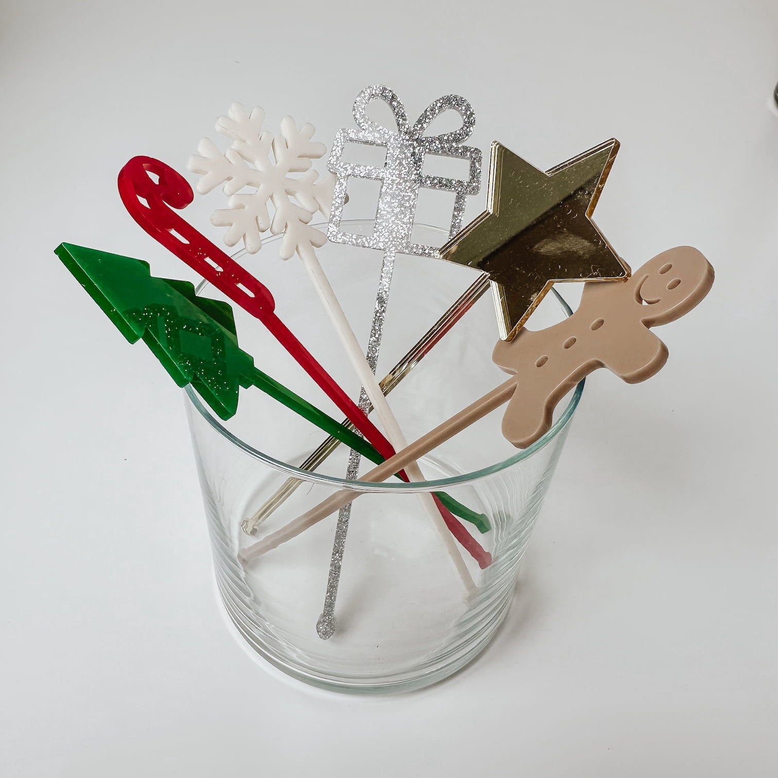 Cocktail - Rührstäbchen Acryl - Weihnachten - lyllevenn