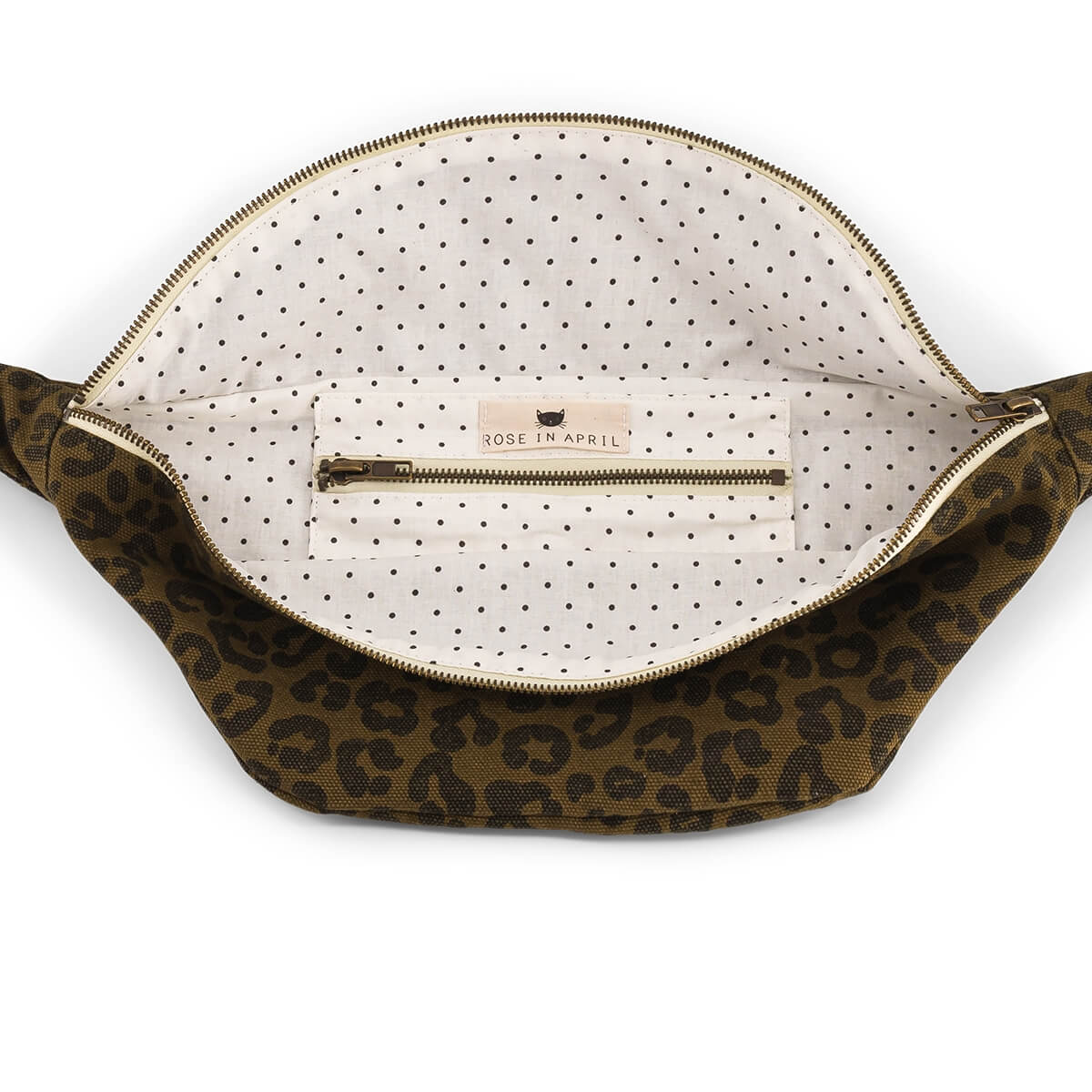 Crossbody bag Leopard - Olive - lyllevenn