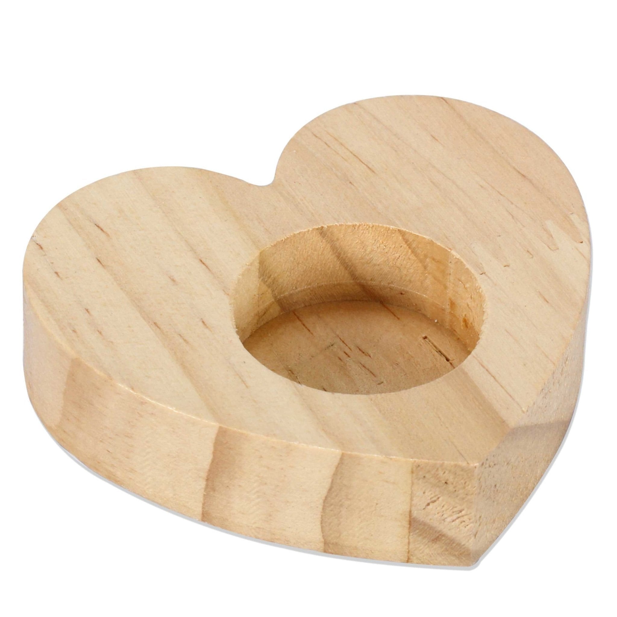 Eierbecher personalisiert Holz - Herzform - lyllevenn