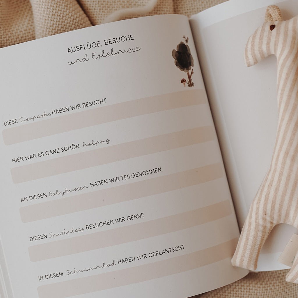 Erinnerungsbuch – Baby Meilensteine - lyllevenn