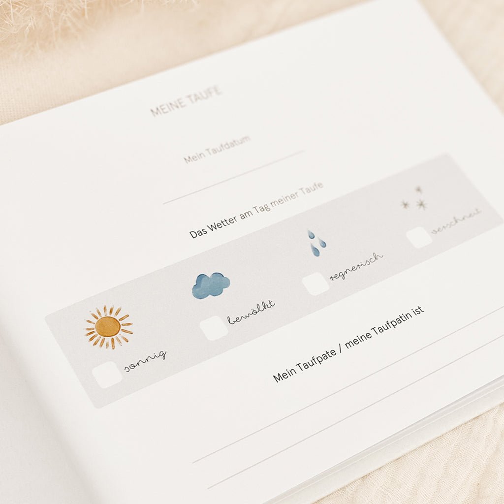Erinnerungsbuch – Taufe - lyllevenn