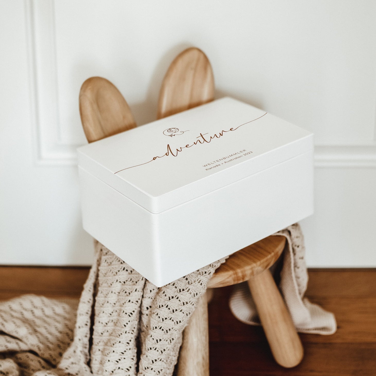 Erinnerungskiste Holz personalisiert - Adventure - lyllevenn