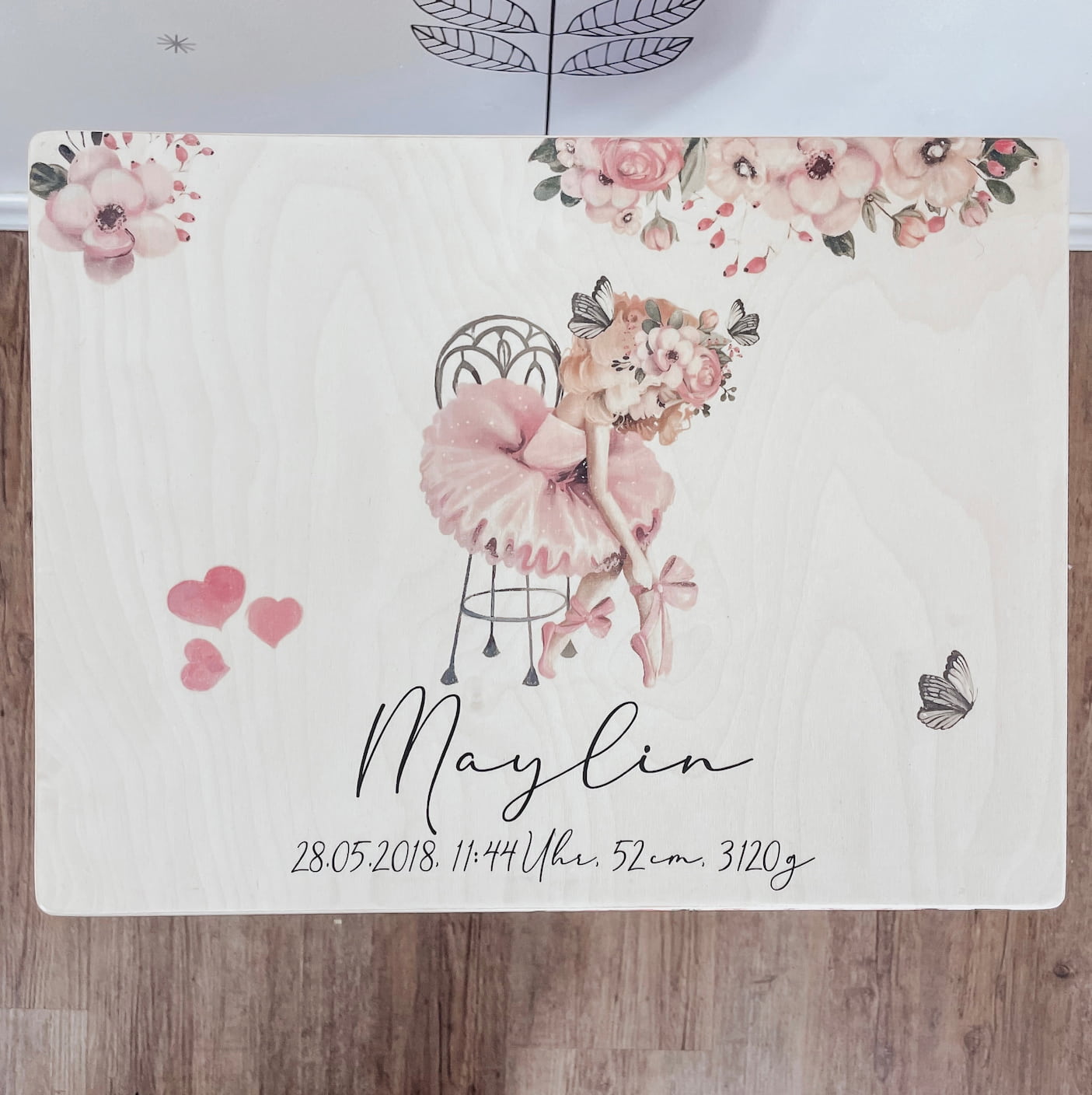 Erinnerungskiste Holz personalisiert - Bedruckt Wunschmotive - lyllevenn