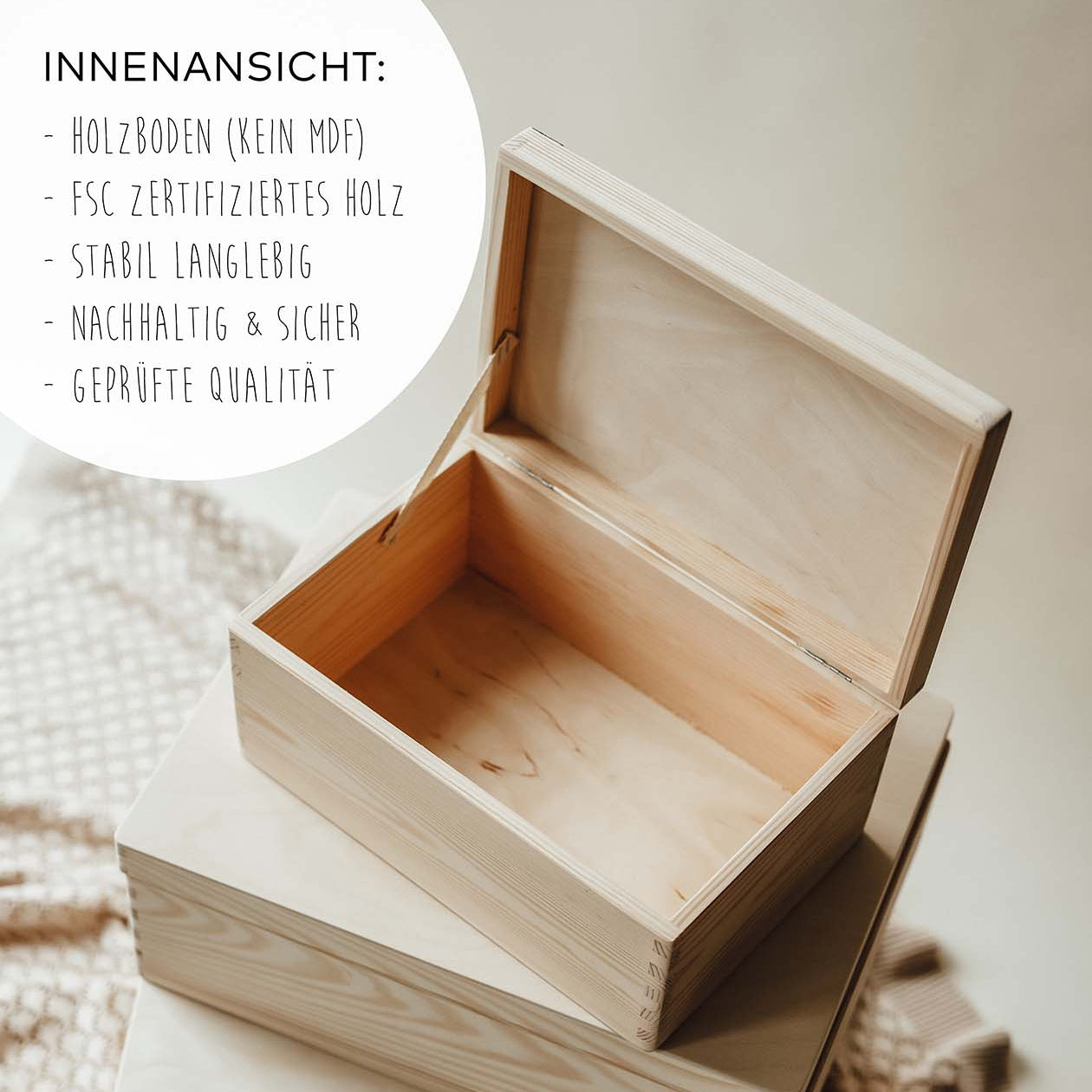 Erinnerungskiste Holz personalisiert - Schulkind - lyllevenn