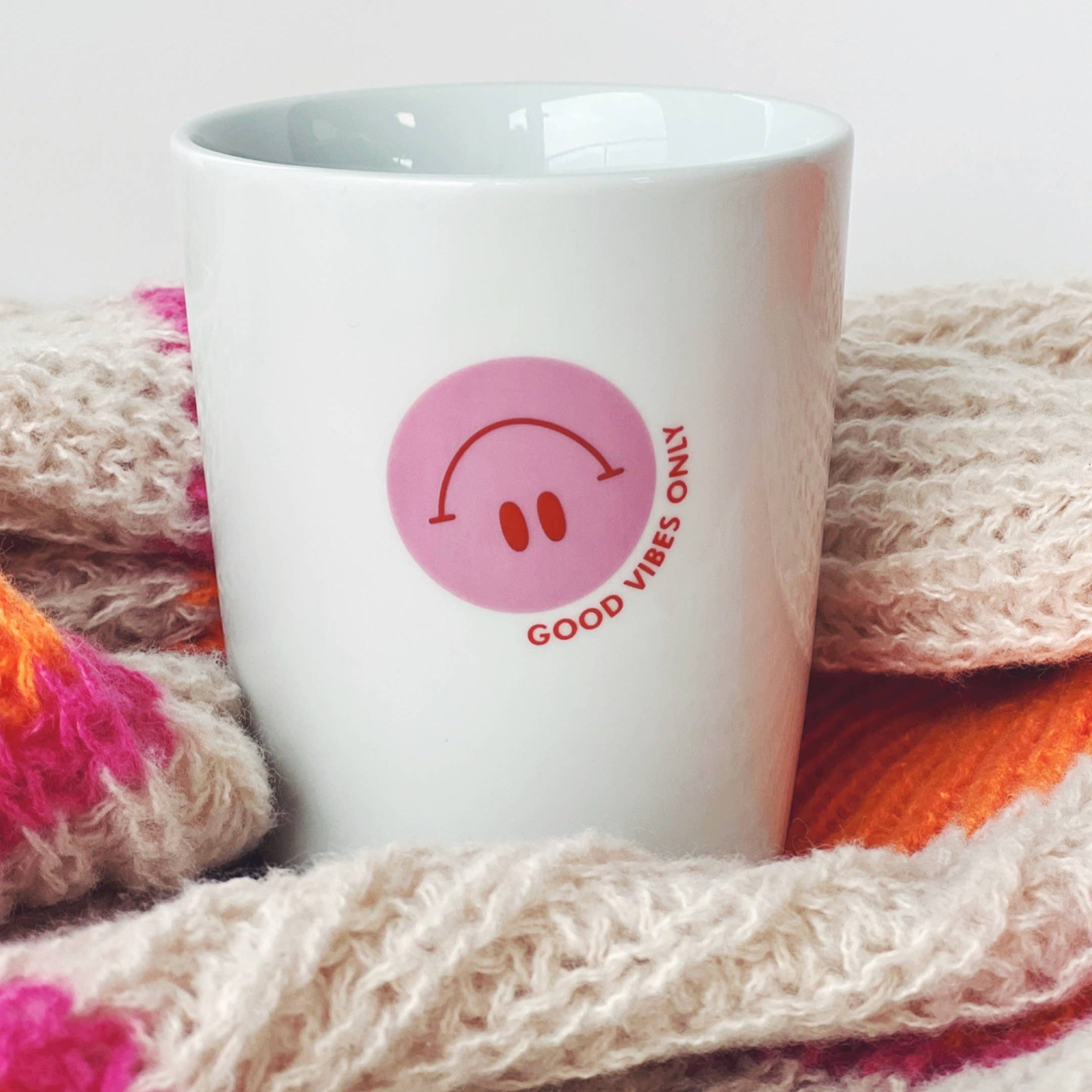 Becher Tasse Smiley | Bunt Smile Happy