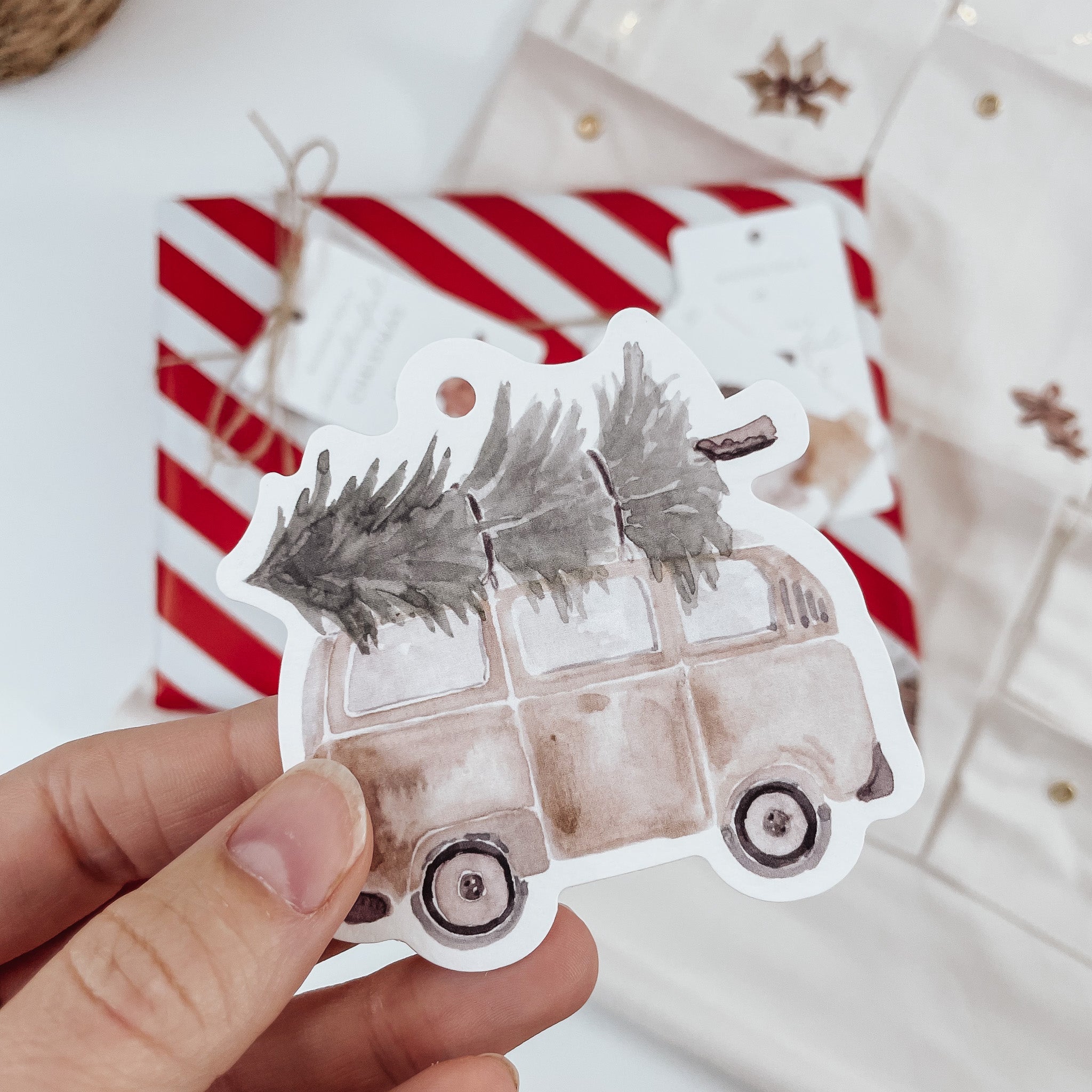 Geschenkeanhänger – Weihnachtsmotive - lyllevenn