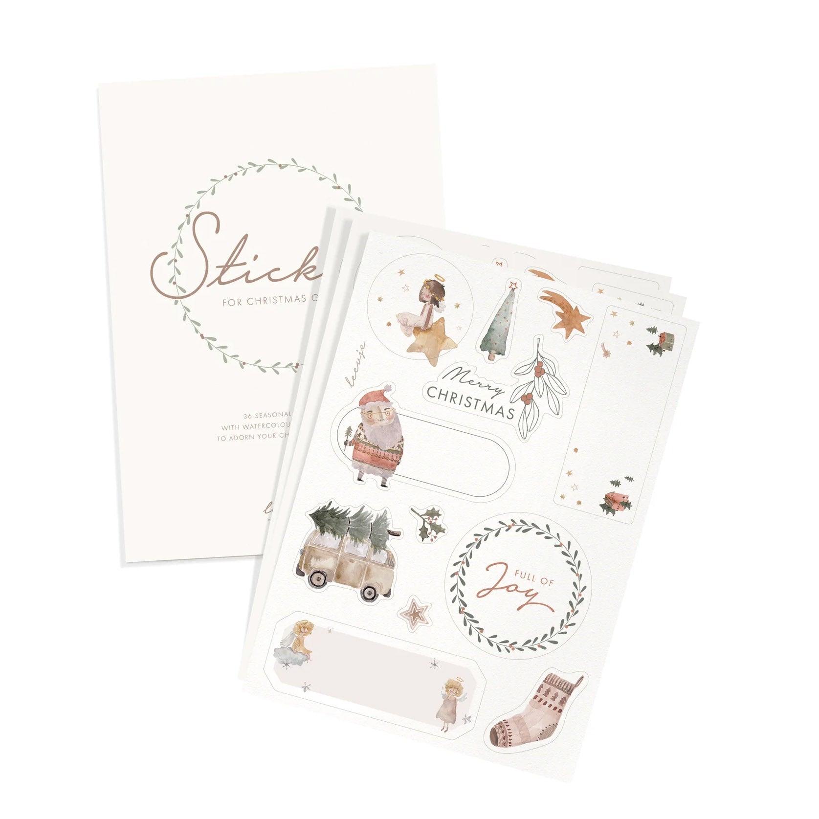 Geschenkeaufkleber – Weihnachtsmotive - lyllevenn