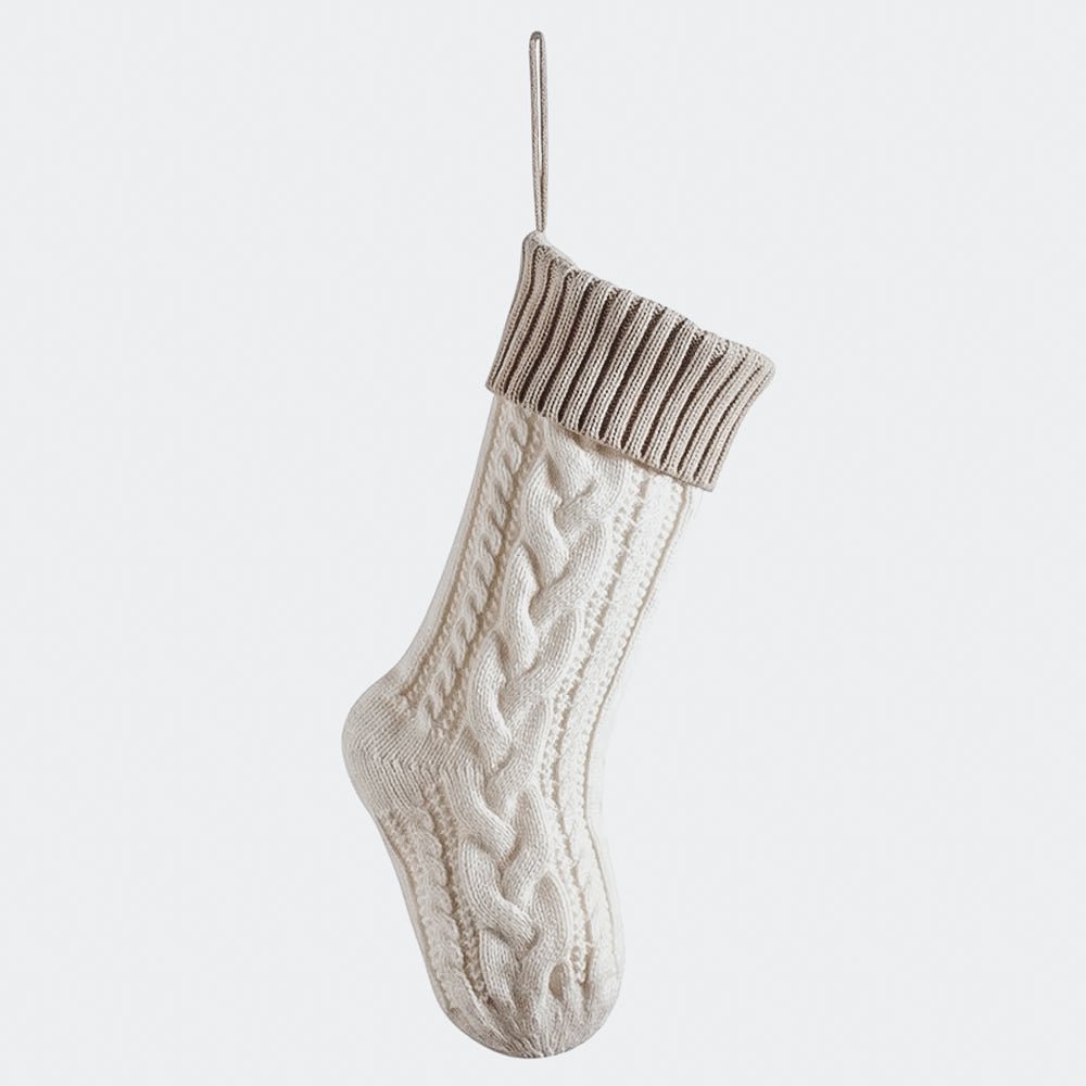 Gestrickter Nikolausstiefel - Weihnachtsstrumpf zum Befüllen - lyllevenn