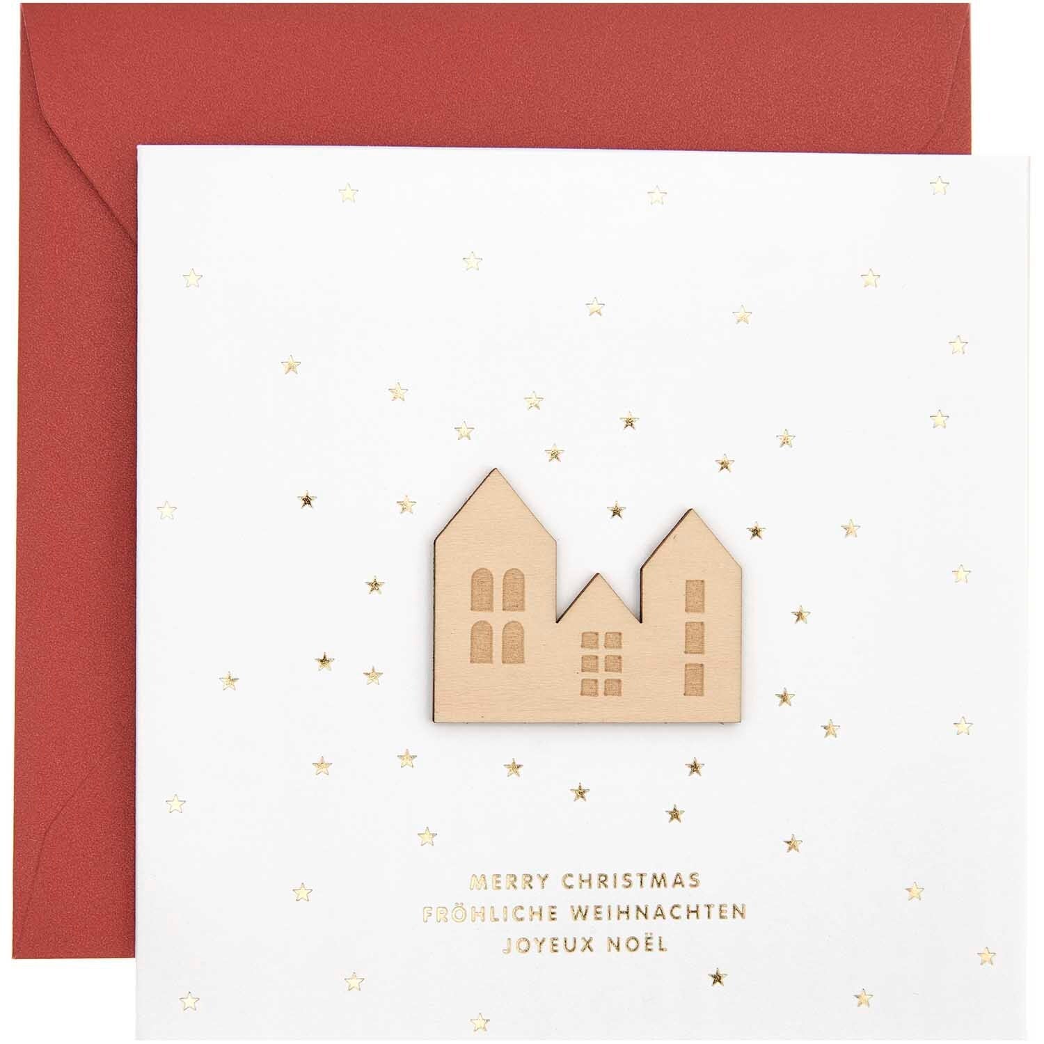 Grußkarte - mit 3D Effekt - lyllevenn