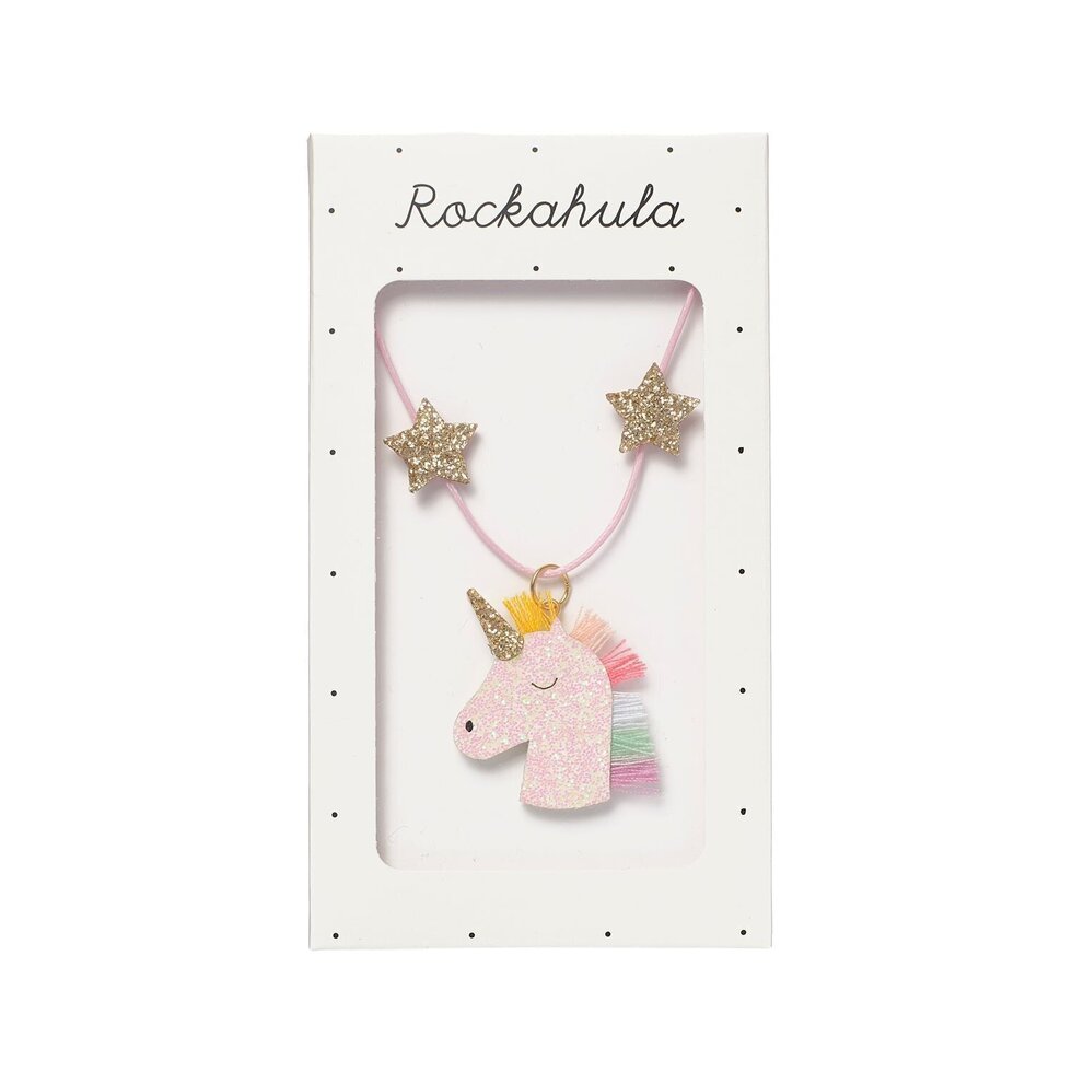 Kette mit Einhorn – Rosa & Gold - lyllevenn