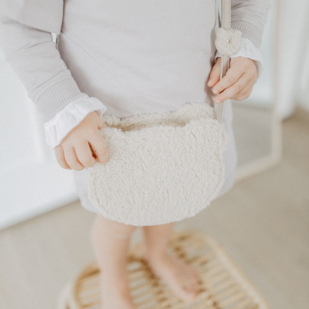 Kinderhandtasche und Portemonnaie - Teddy Bär - lyllevenn