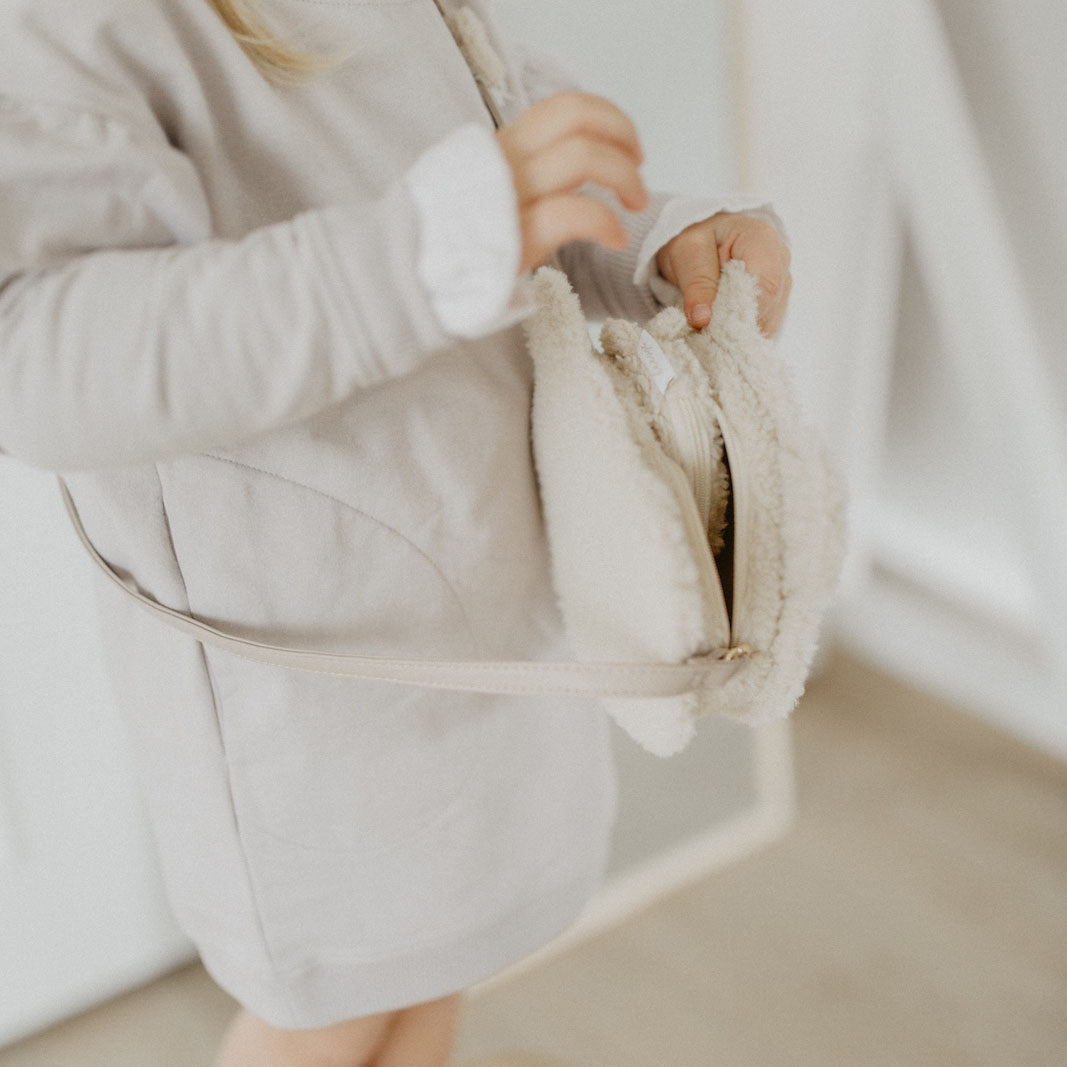 Kinderhandtasche und Portemonnaie - Teddy Bär - lyllevenn