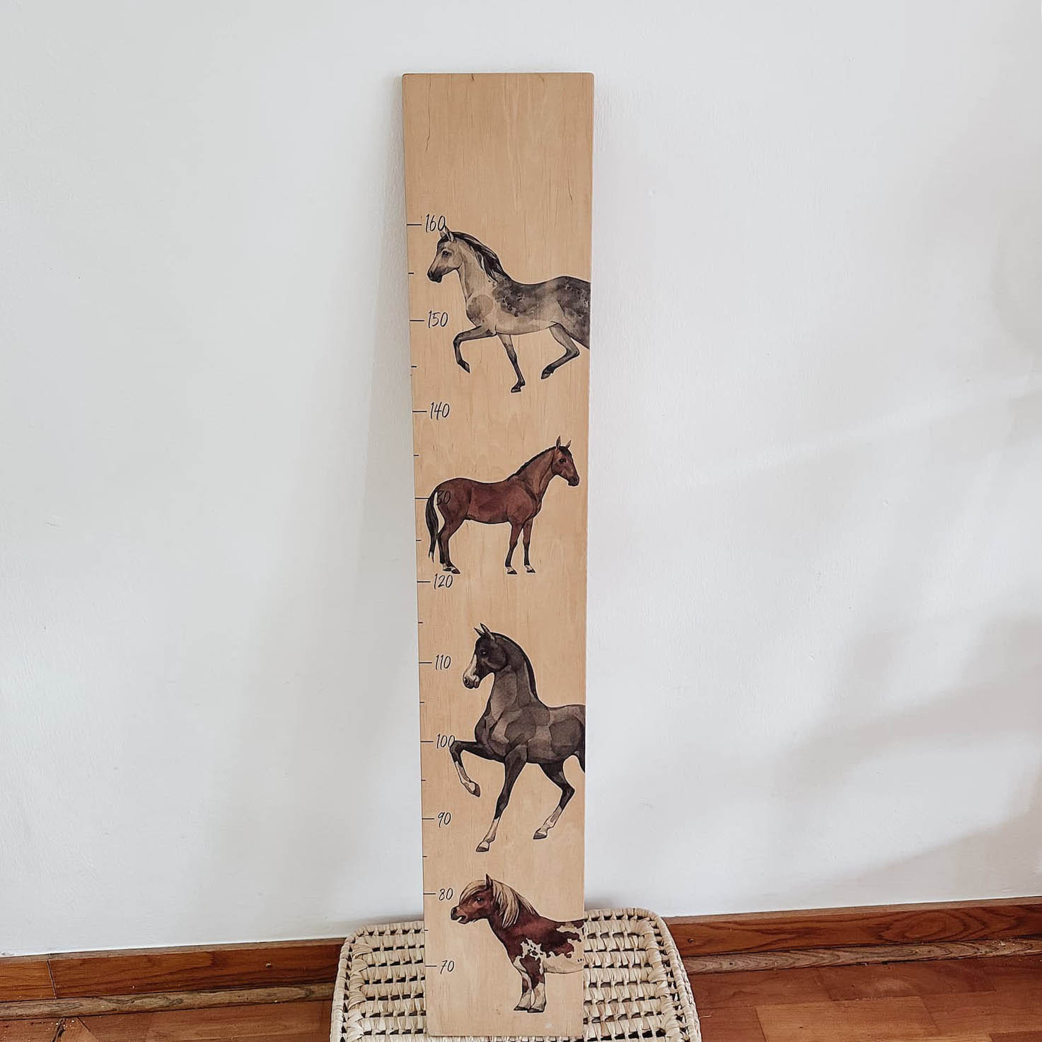 Kindermesslatte Holz personalisiert - Fertige Designs - lyllevenn