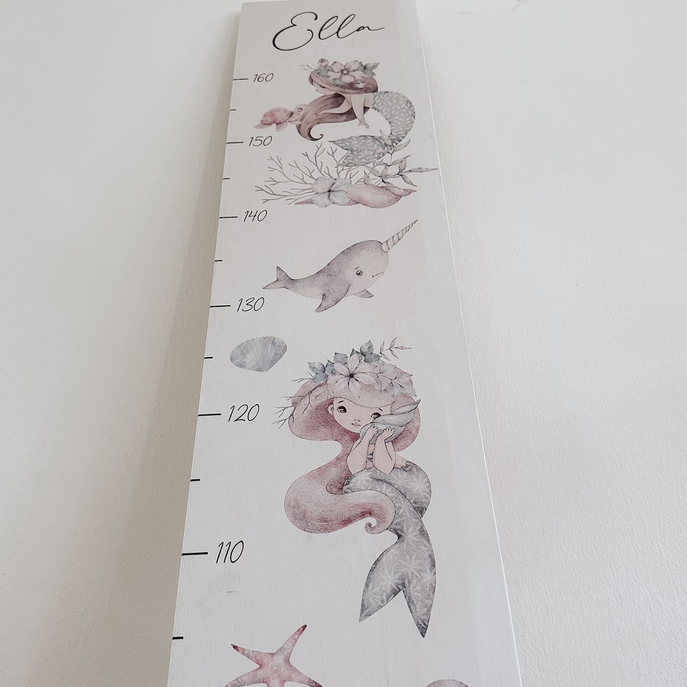 Kindermesslatte Holz personalisiert - Fertige Designs - lyllevenn