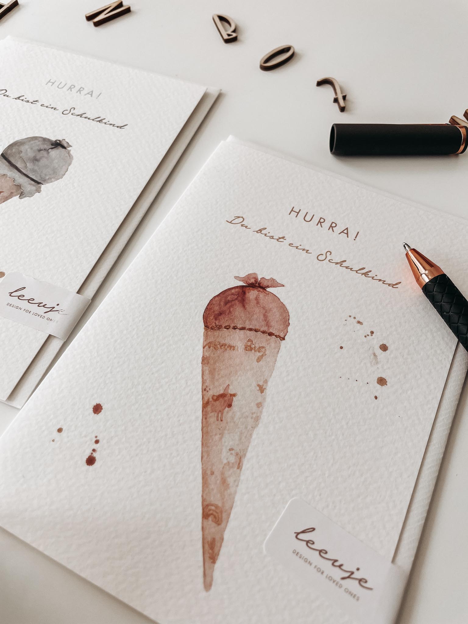 Klappkarte – Einschulung - lyllevenn