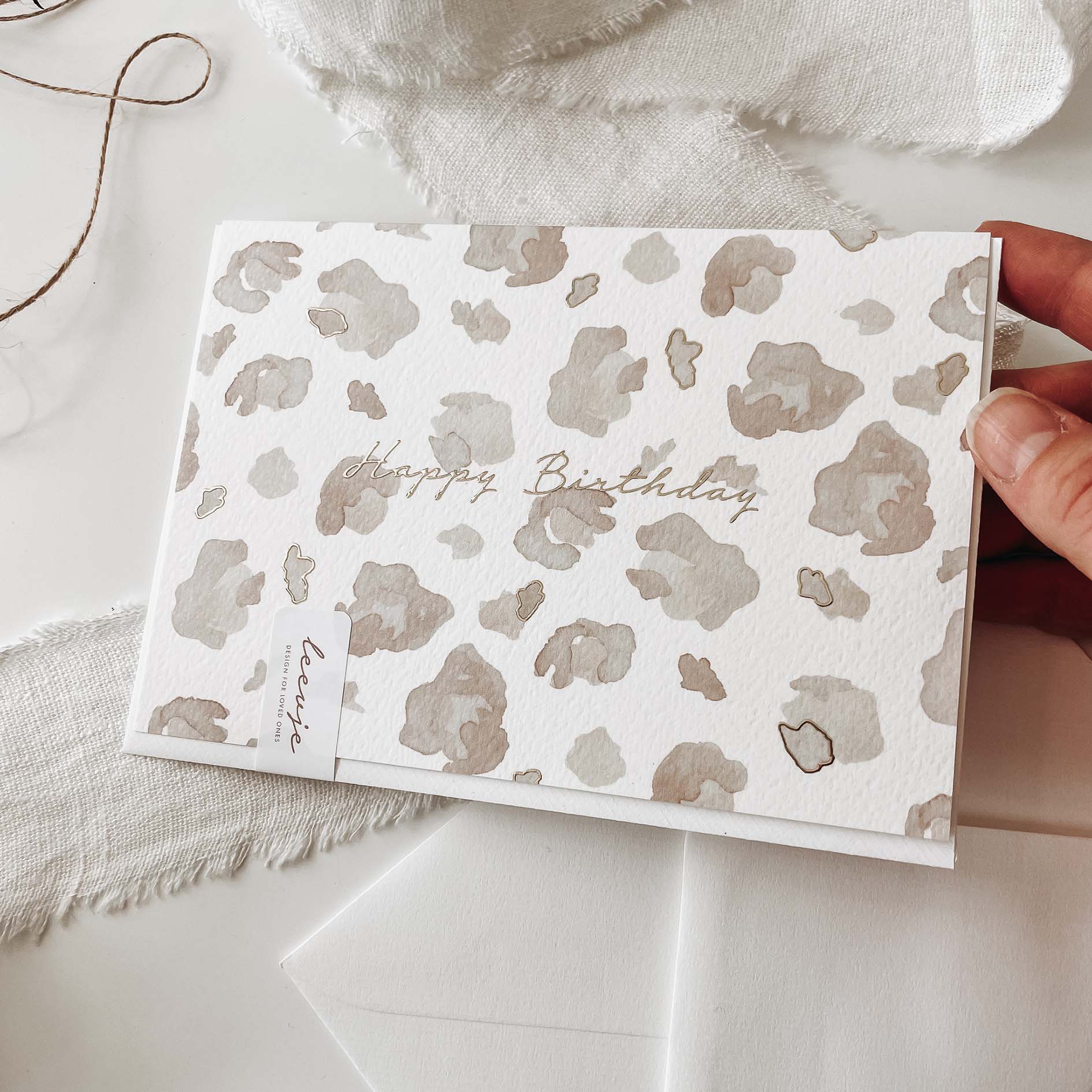 Klappkarte - Happy Birthday - lyllevenn