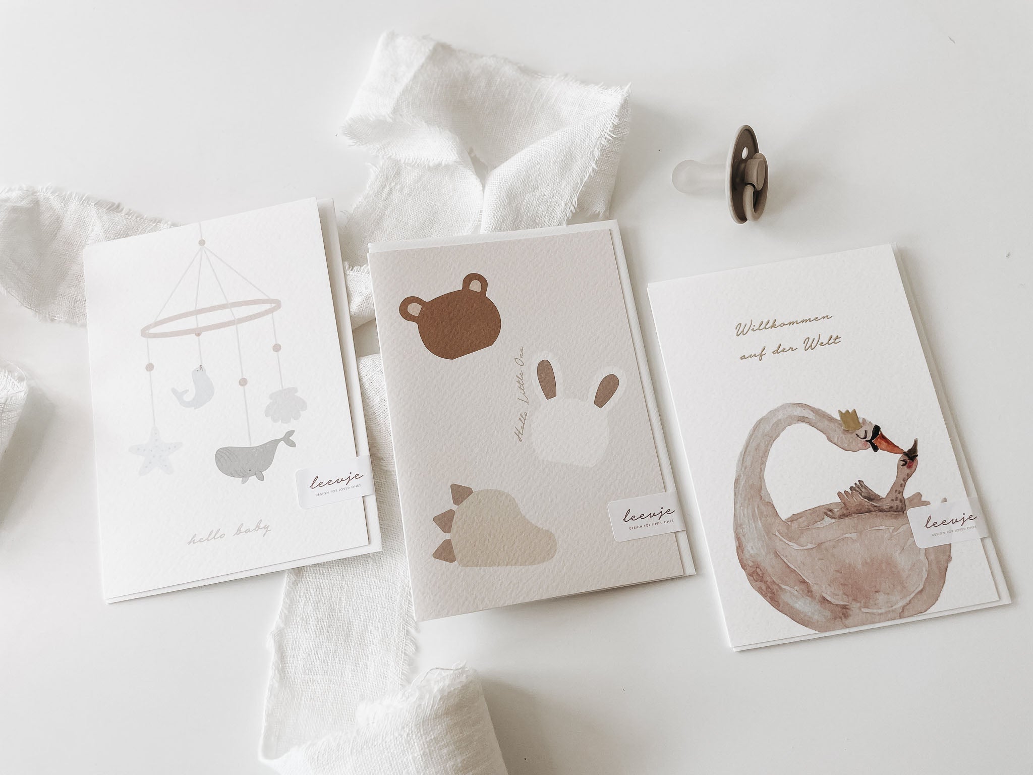 Klappkarte – hello little one - lyllevenn