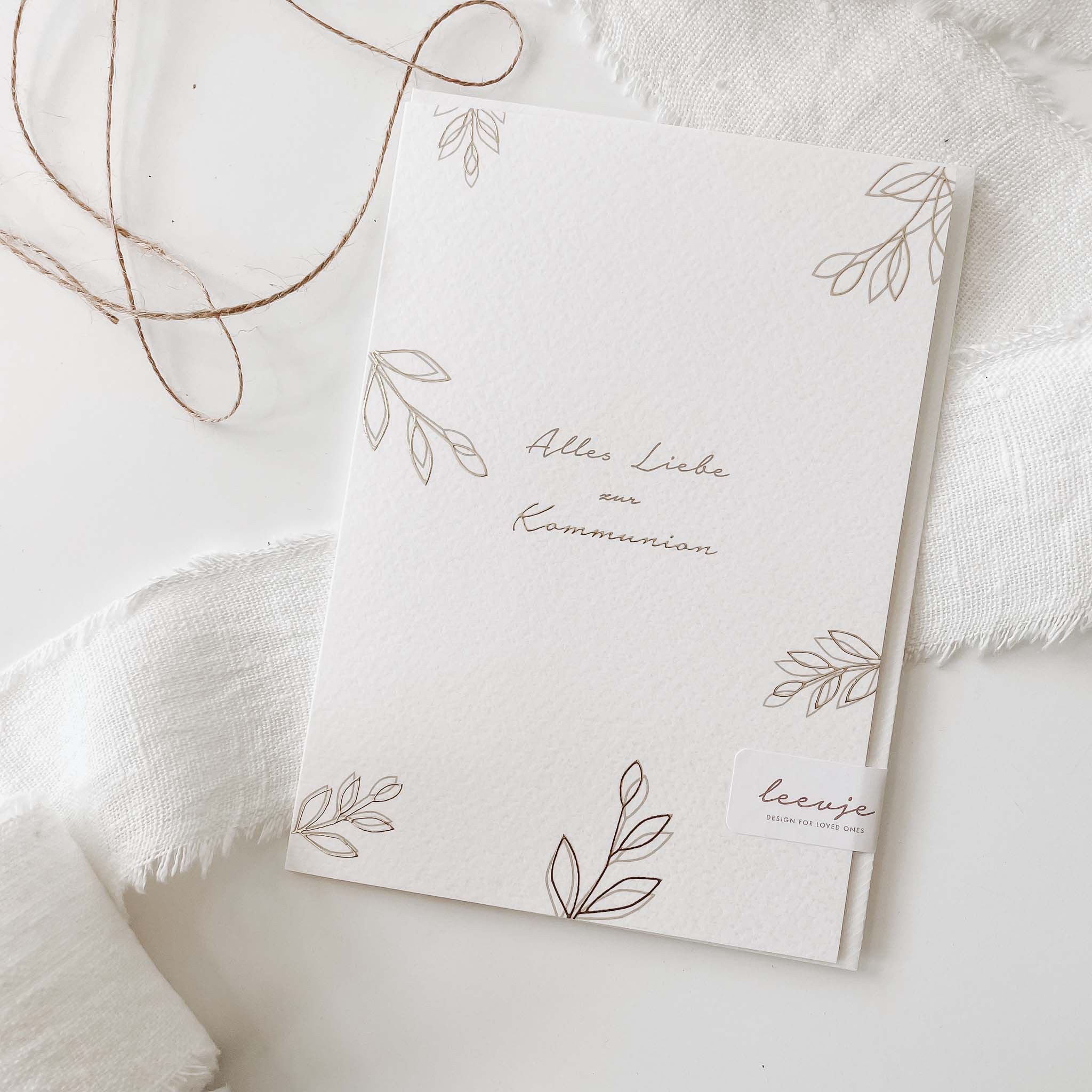 Klappkarte – Kommunion - lyllevenn
