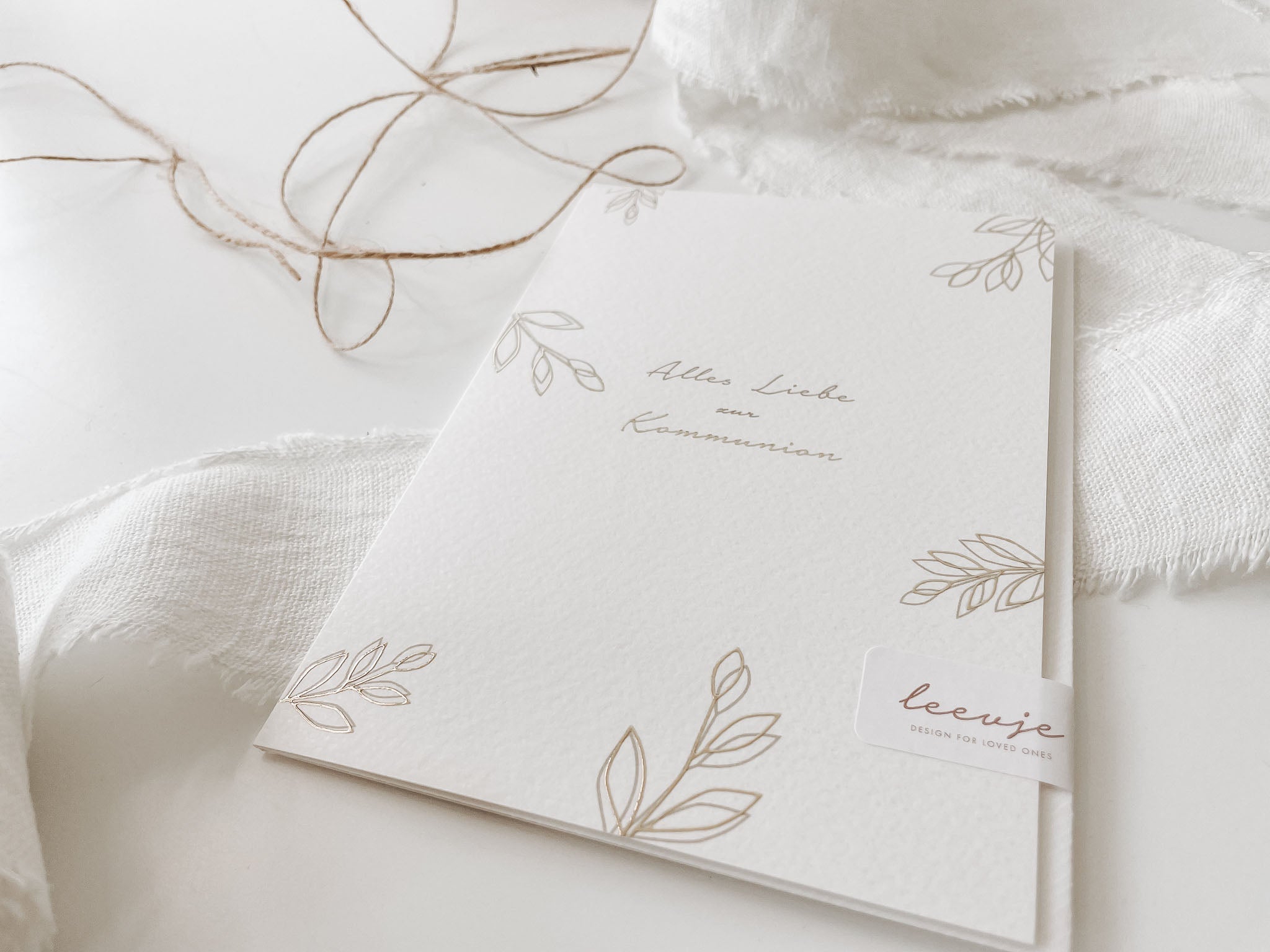 Klappkarte – Kommunion - lyllevenn