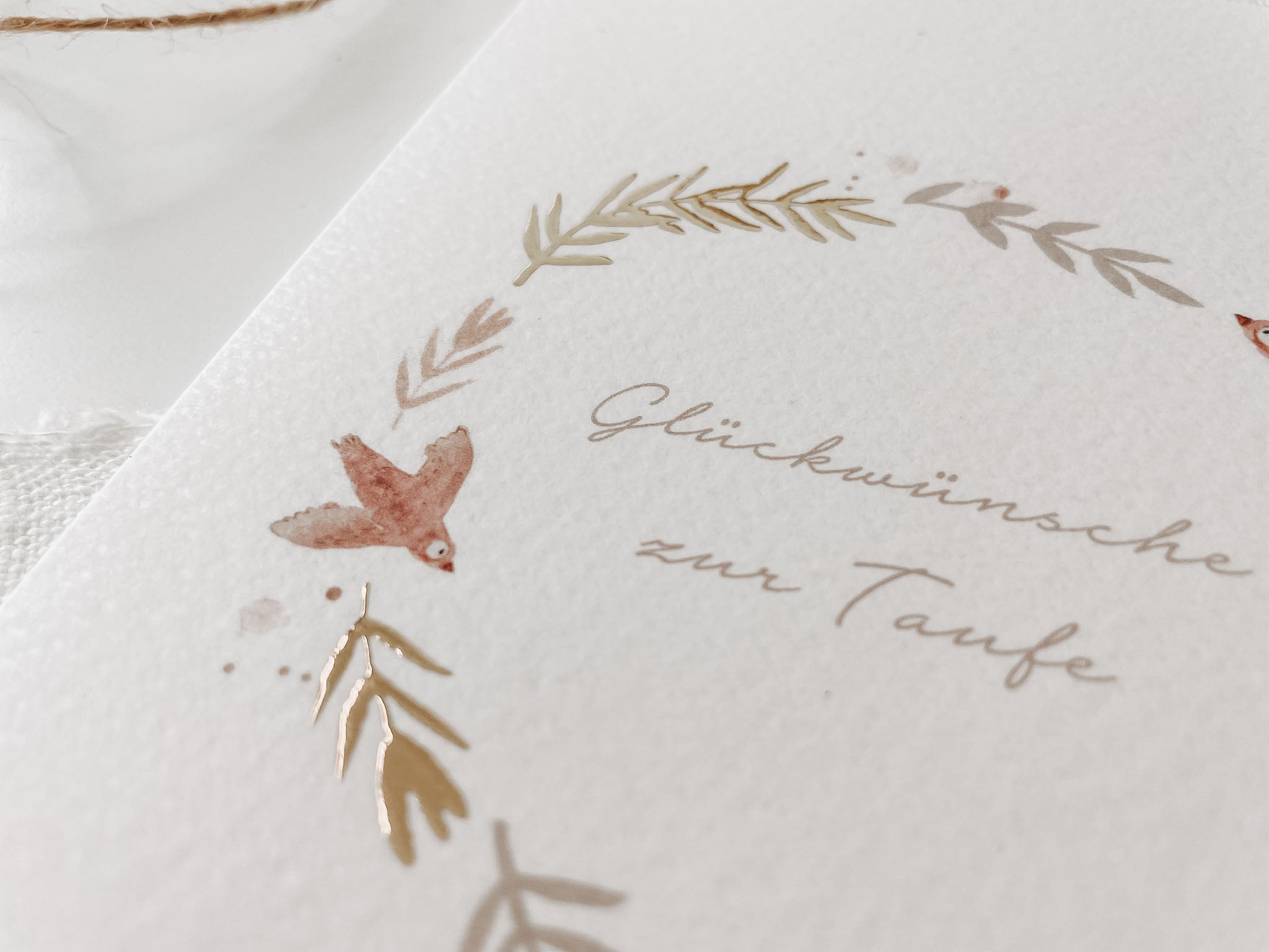 Klappkarte – Taufe - lyllevenn