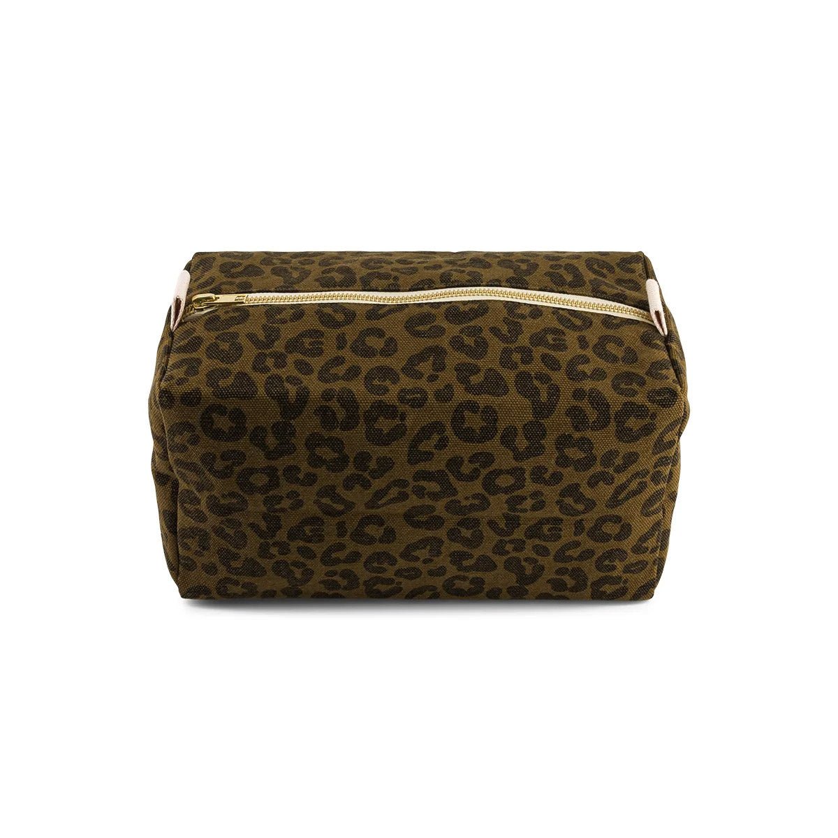KOSMETIKTASCHE LEOPARD – OLIVE - lyllevenn
