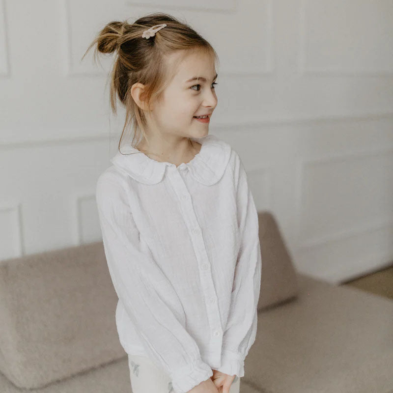 Haarspangen - Lila Schleife & Blume