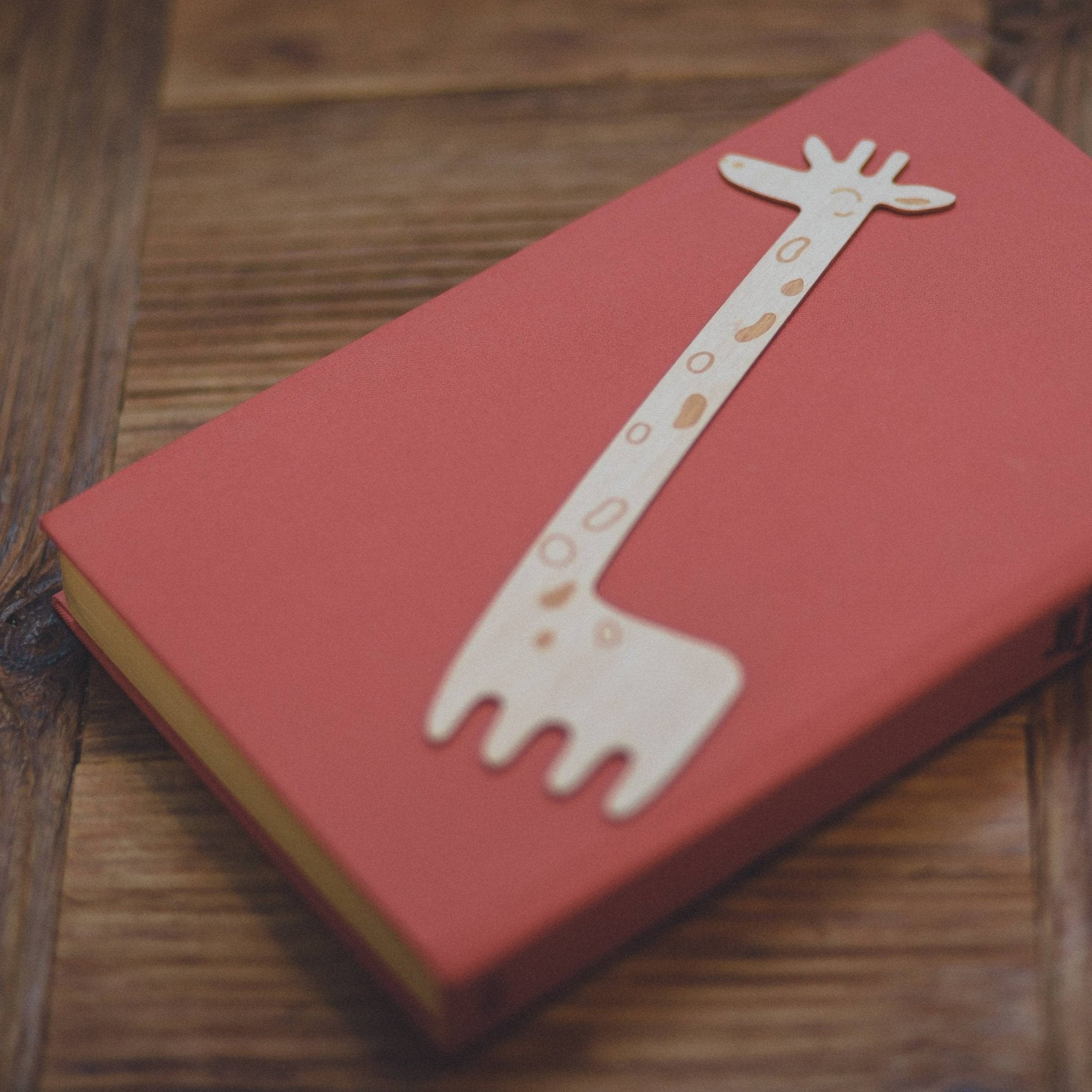 Lesezeichen aus Holz - Giraffe - lyllevenn