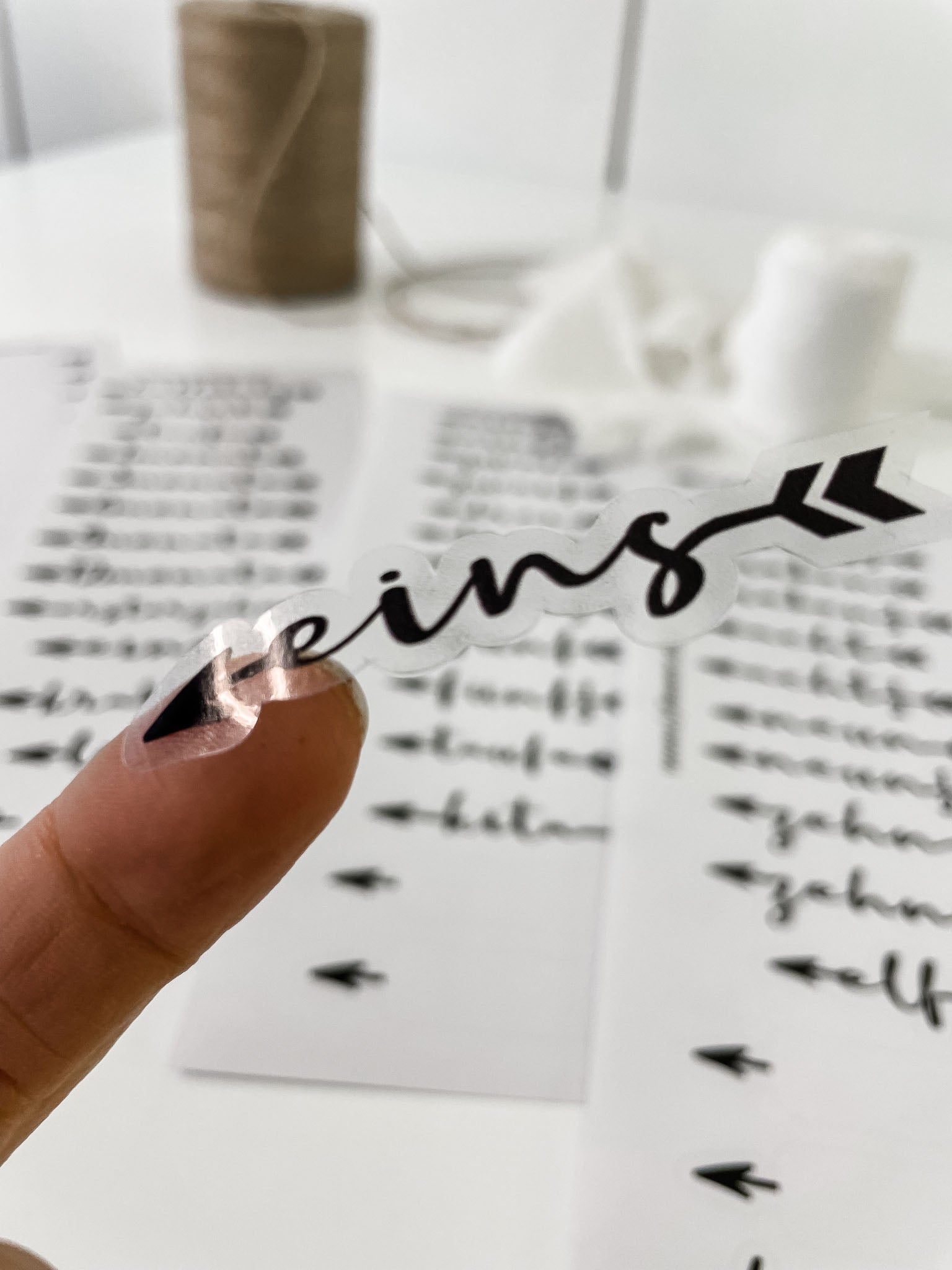 Meilenstein Sticker – Messlatte - lyllevenn