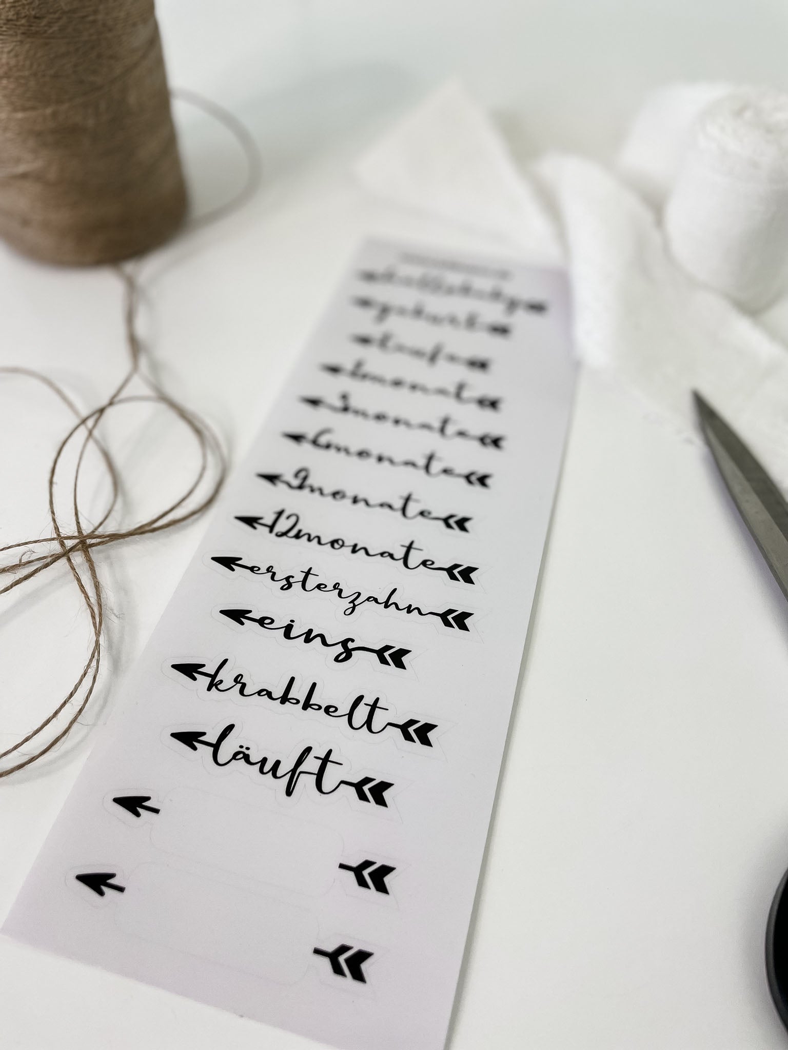 Meilenstein Sticker – Messlatte - lyllevenn