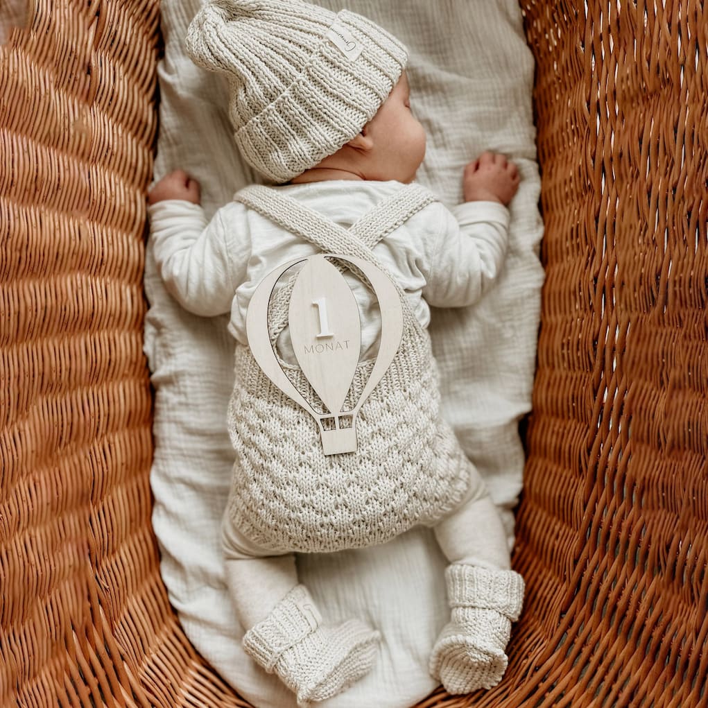 Meilensteine Baby - Heißluftballon - lyllevenn