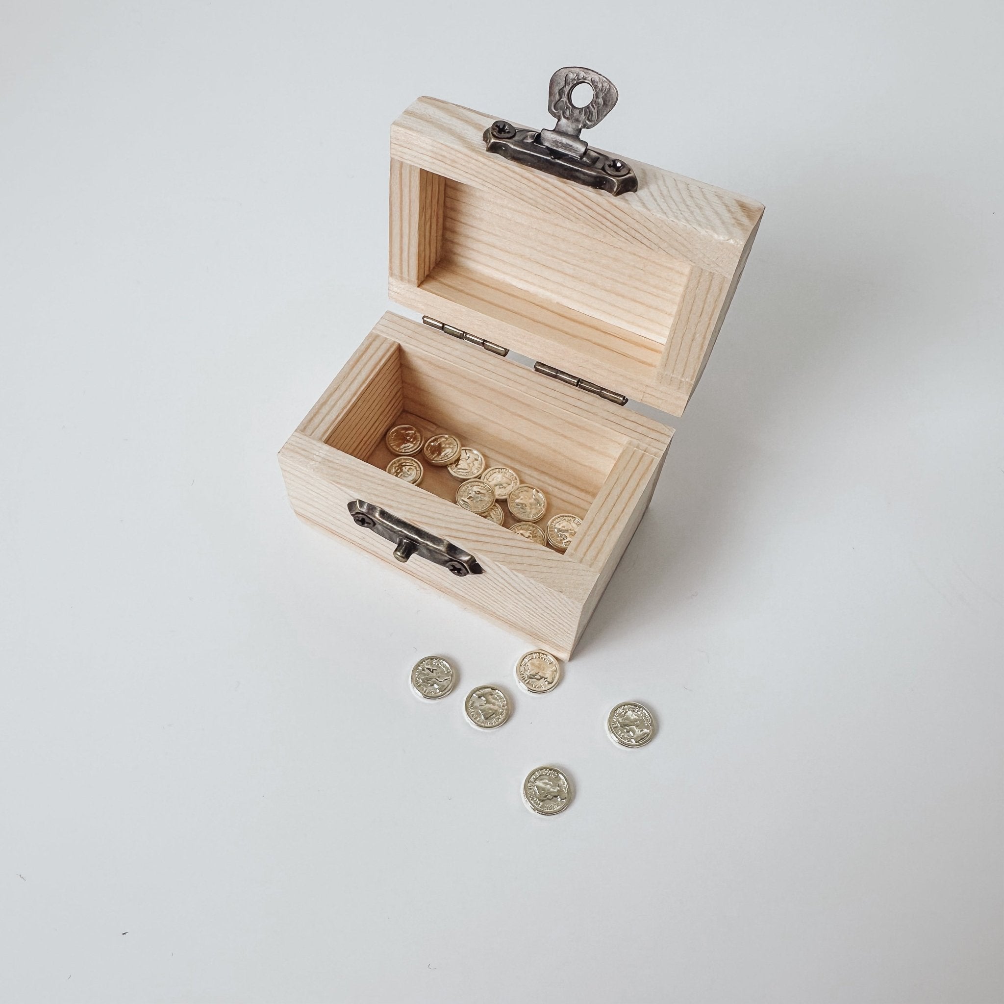 Mini Goldmünzen 5er Set – Wichtel Zubehör für kleine Schätze - lyllevenn