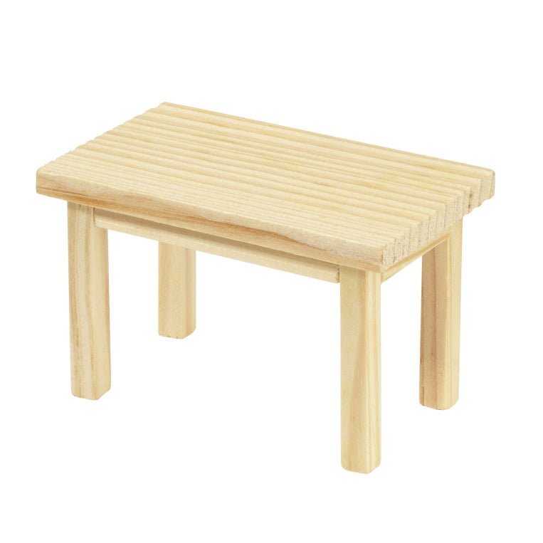 Mini Holztisch – Wichtel Zubehör aus Holz - lyllevenn