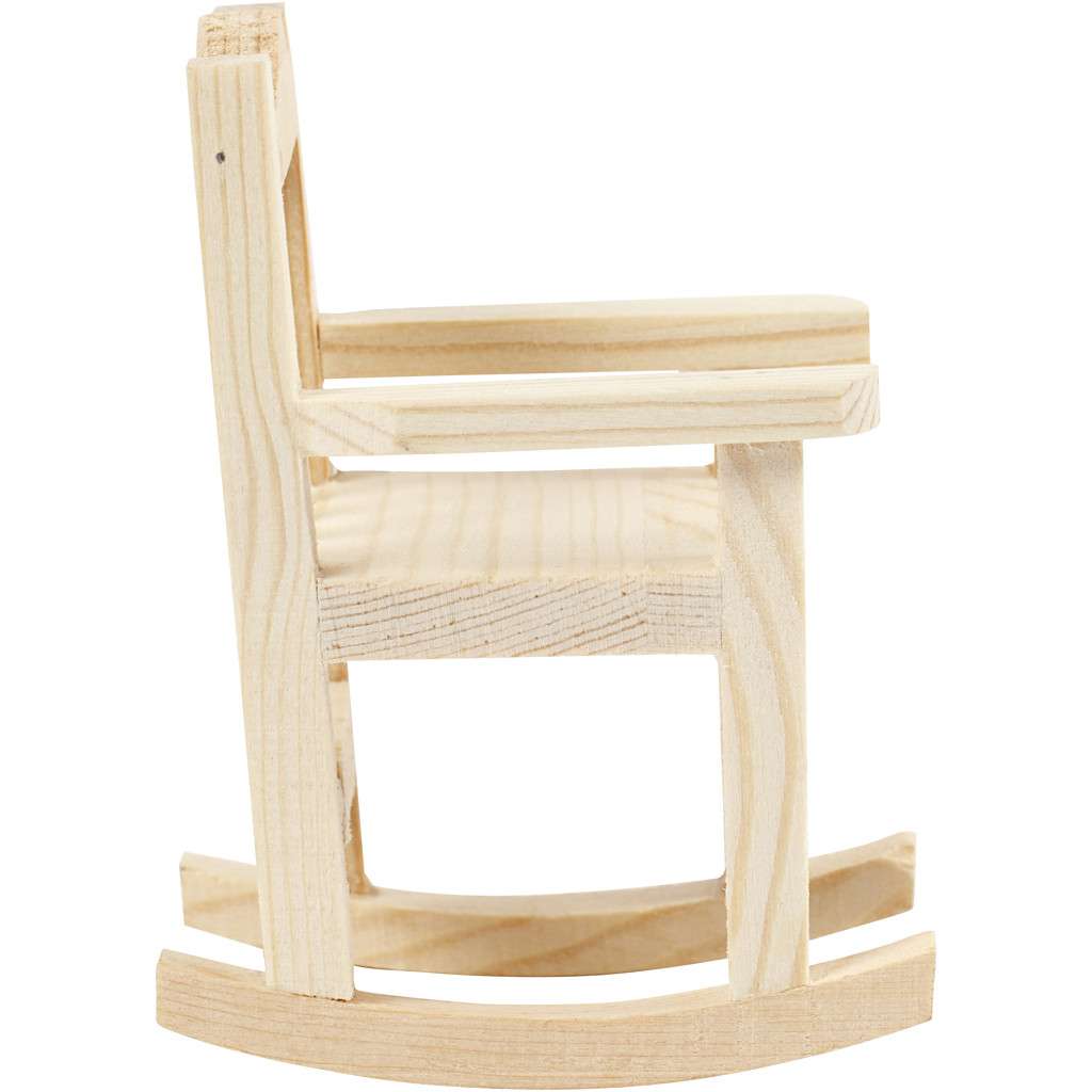 Mini Schaukelstuhl aus Holz – Wichtel Möbel & Miniatur Deko - lyllevenn