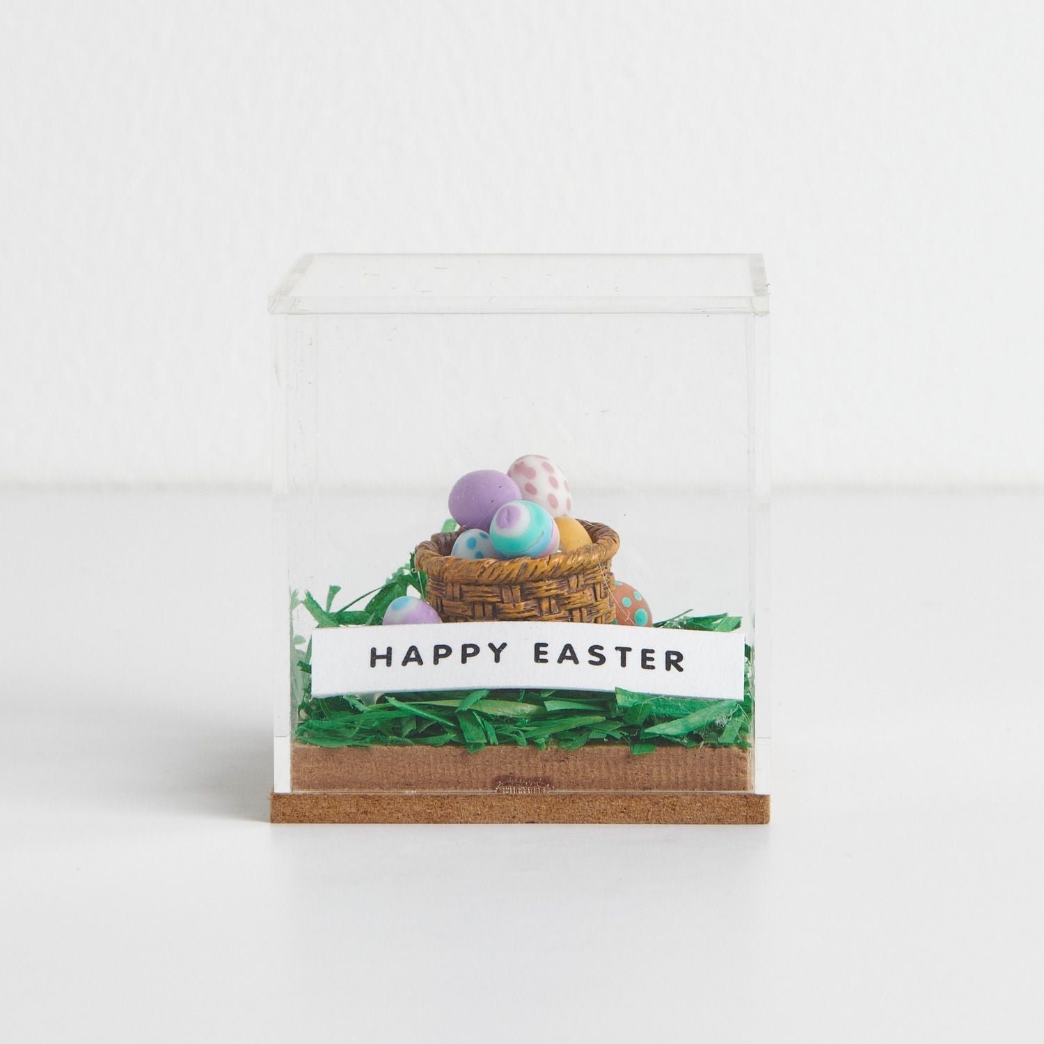 Miniatur Eierkorb mit 8 Eiern – Wichtel Zubehör & Miniatur Deko - lyllevenn